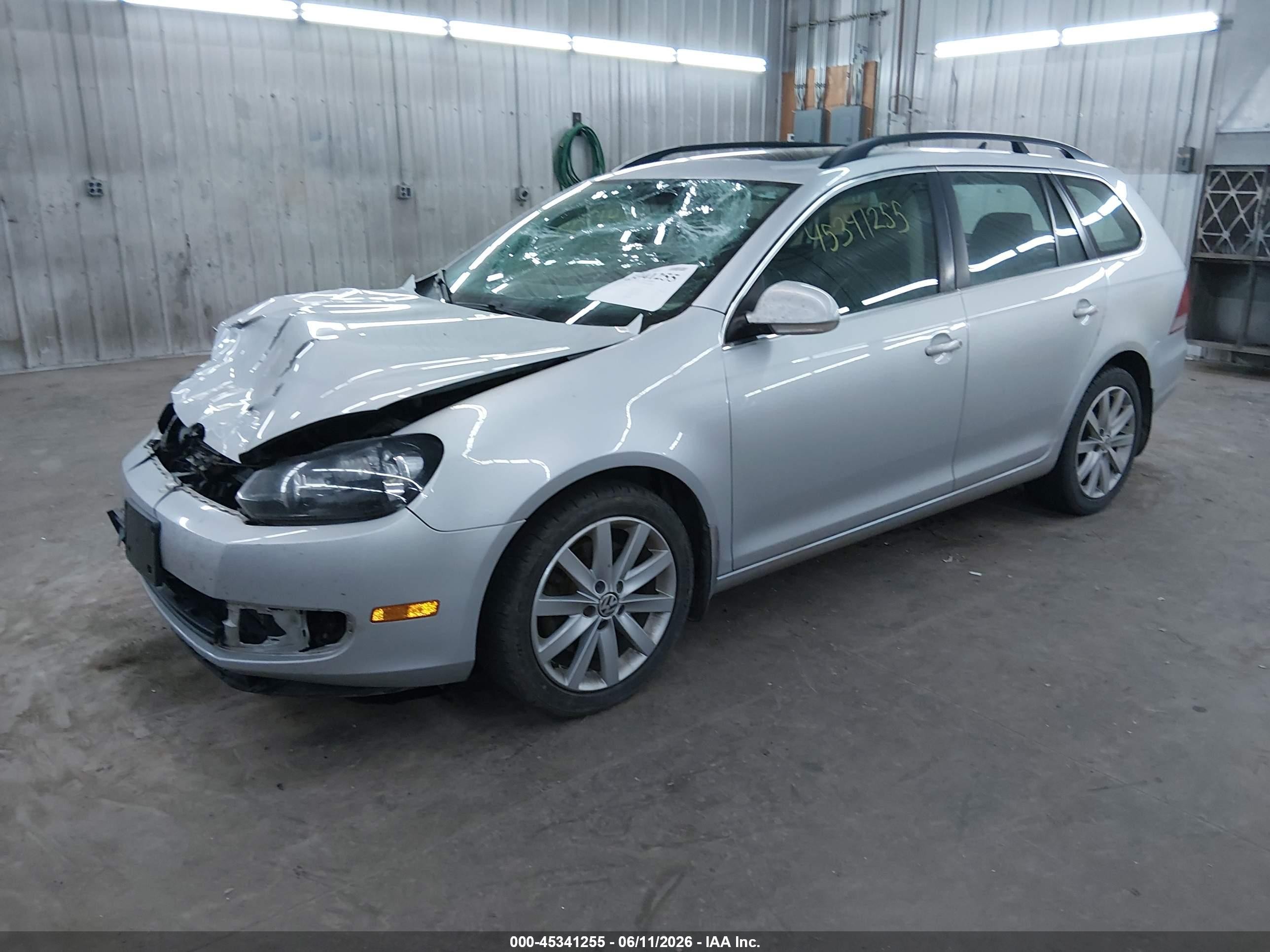 2013 Volkswagen Jetta Sportwagen 2.0l Tdi Silver vin: 3VWPL7AJ5DM612250