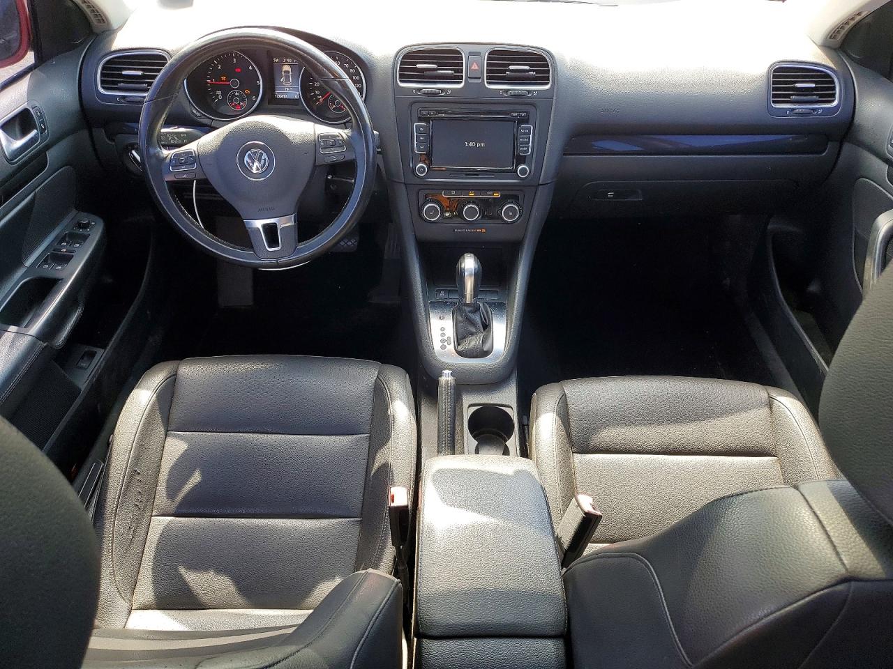2013 Volkswagen Jetta Tdi Red vin: 3VWPL7AJ5DM635298