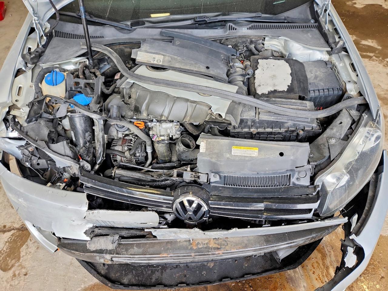 2013 Volkswagen Jetta Tdi Silver vin: 3VWPL7AJ5DM665207