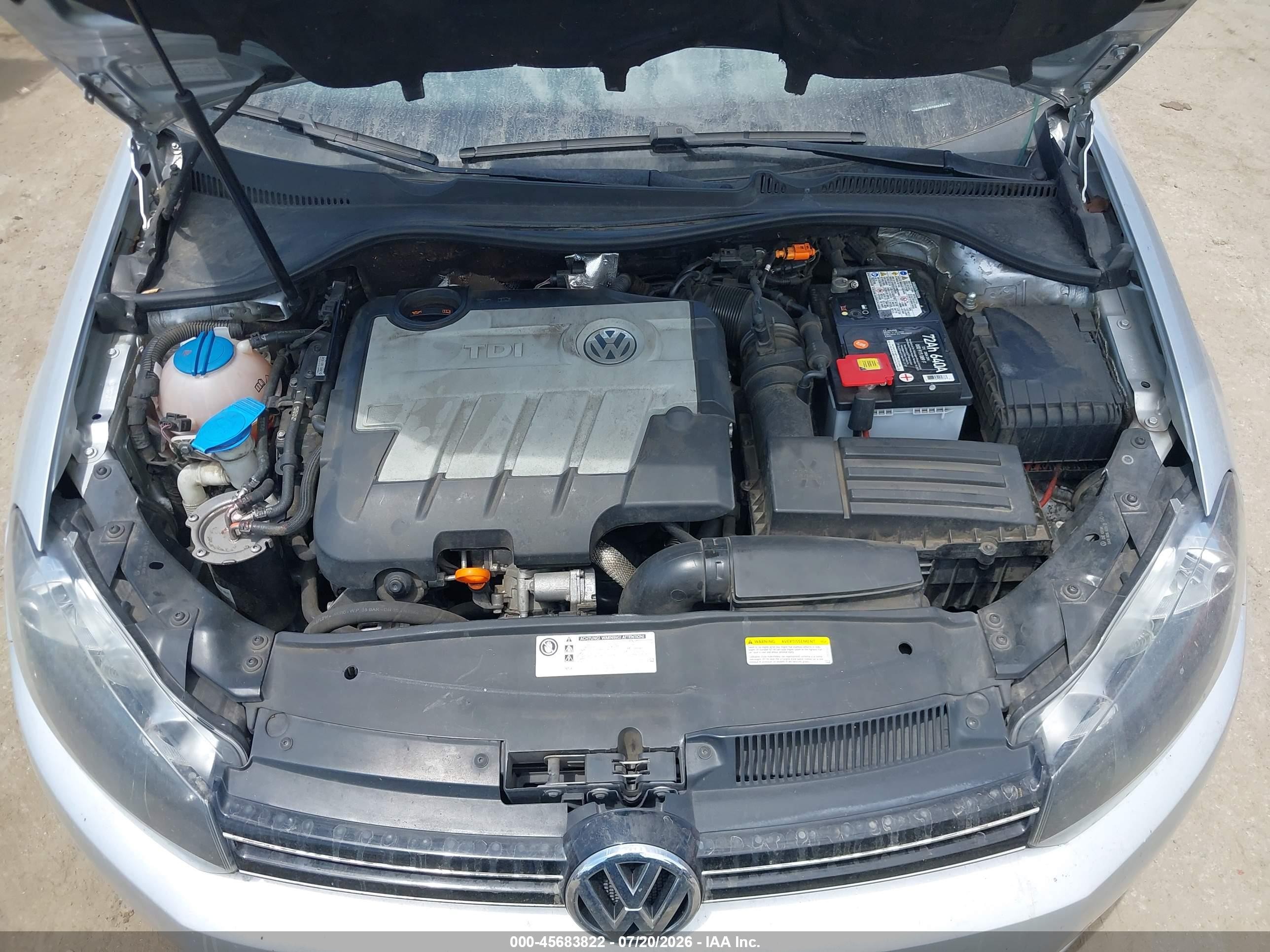2013 Volkswagen Jetta Sportwagen 2.0l Tdi Серебряный vin: 3VWPL7AJ5DM668043