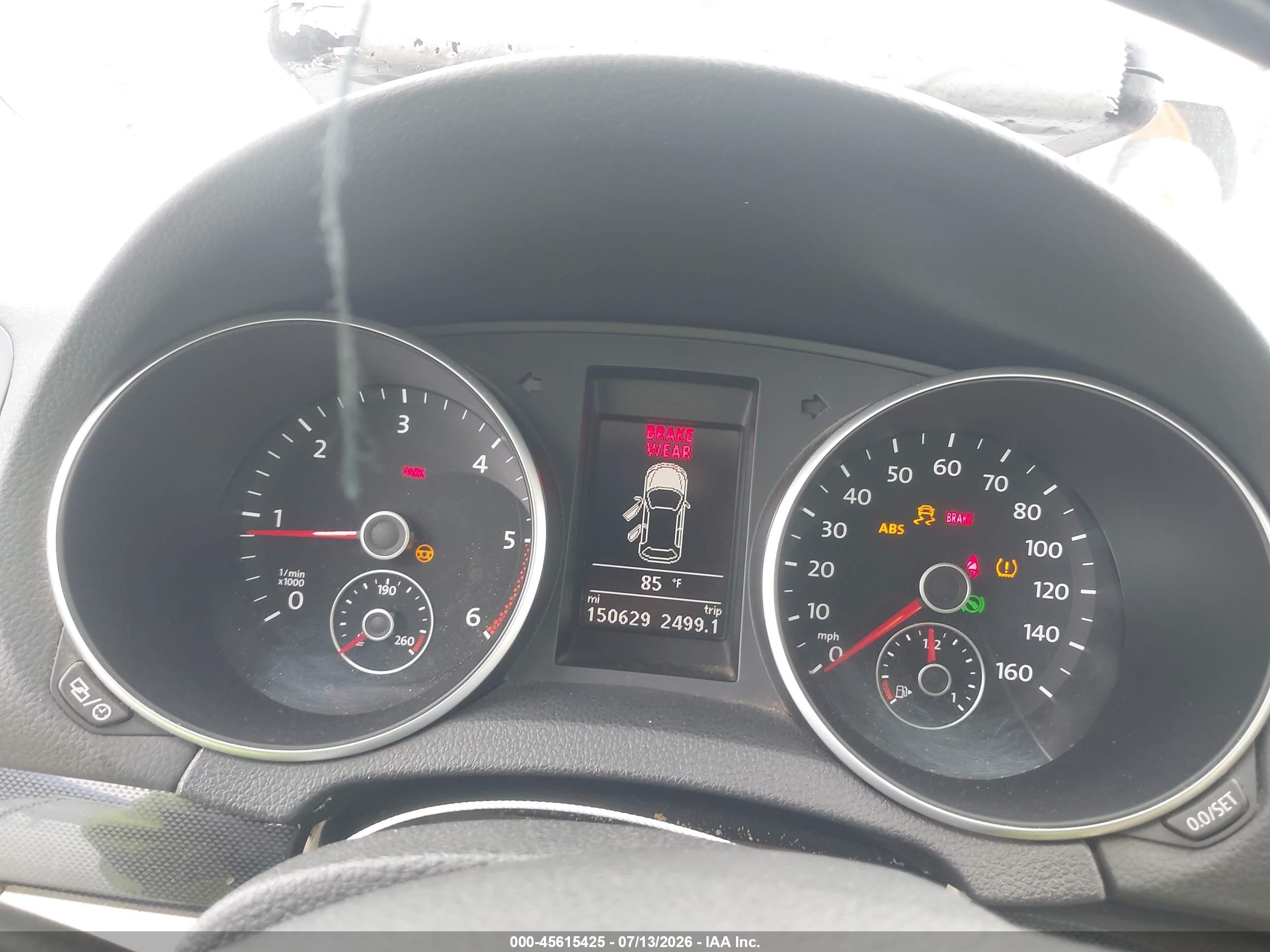 2013 Volkswagen Jetta Sportwagen 2.0l Tdi Белый vin: 3VWPL7AJ5DM694478