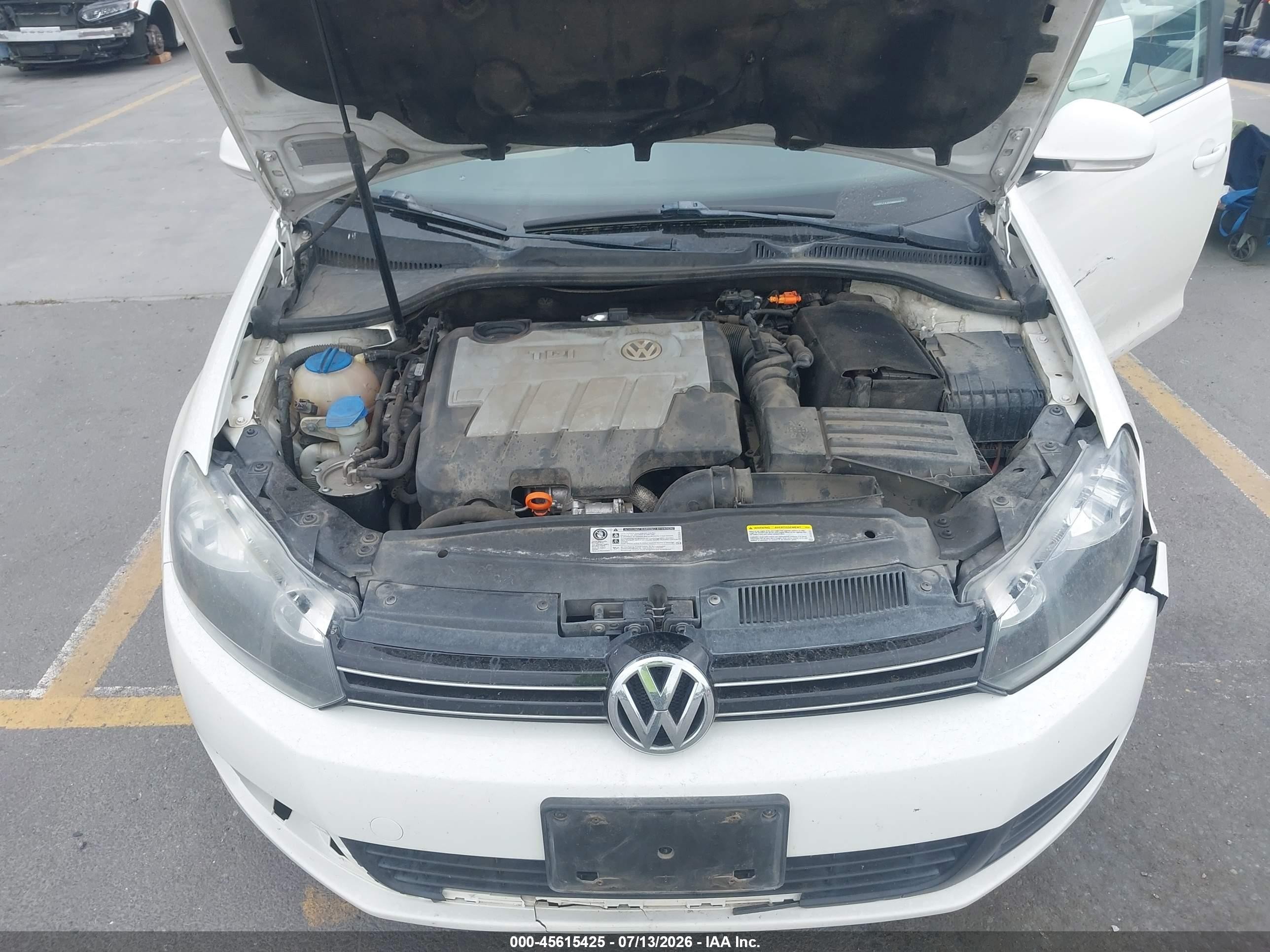 2013 Volkswagen Jetta Sportwagen 2.0l Tdi Белый vin: 3VWPL7AJ5DM694478