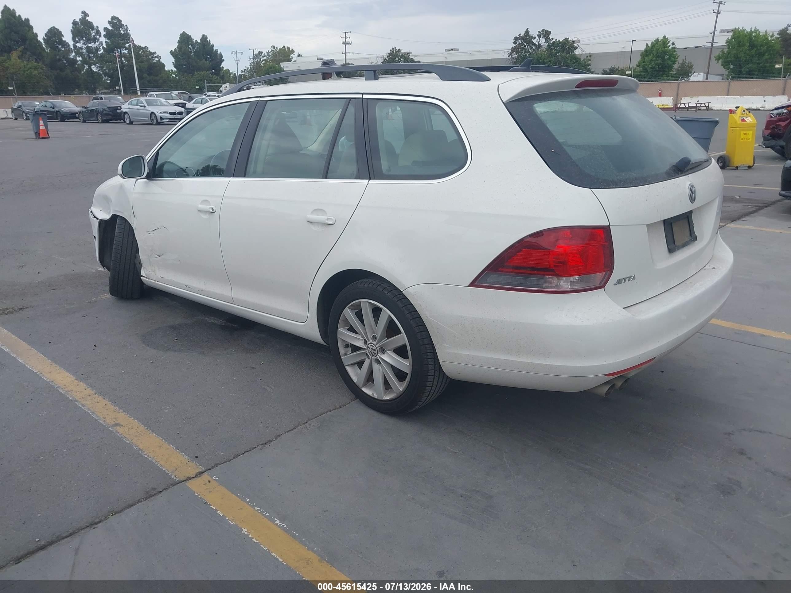 2013 Volkswagen Jetta Sportwagen 2.0l Tdi Белый vin: 3VWPL7AJ5DM694478