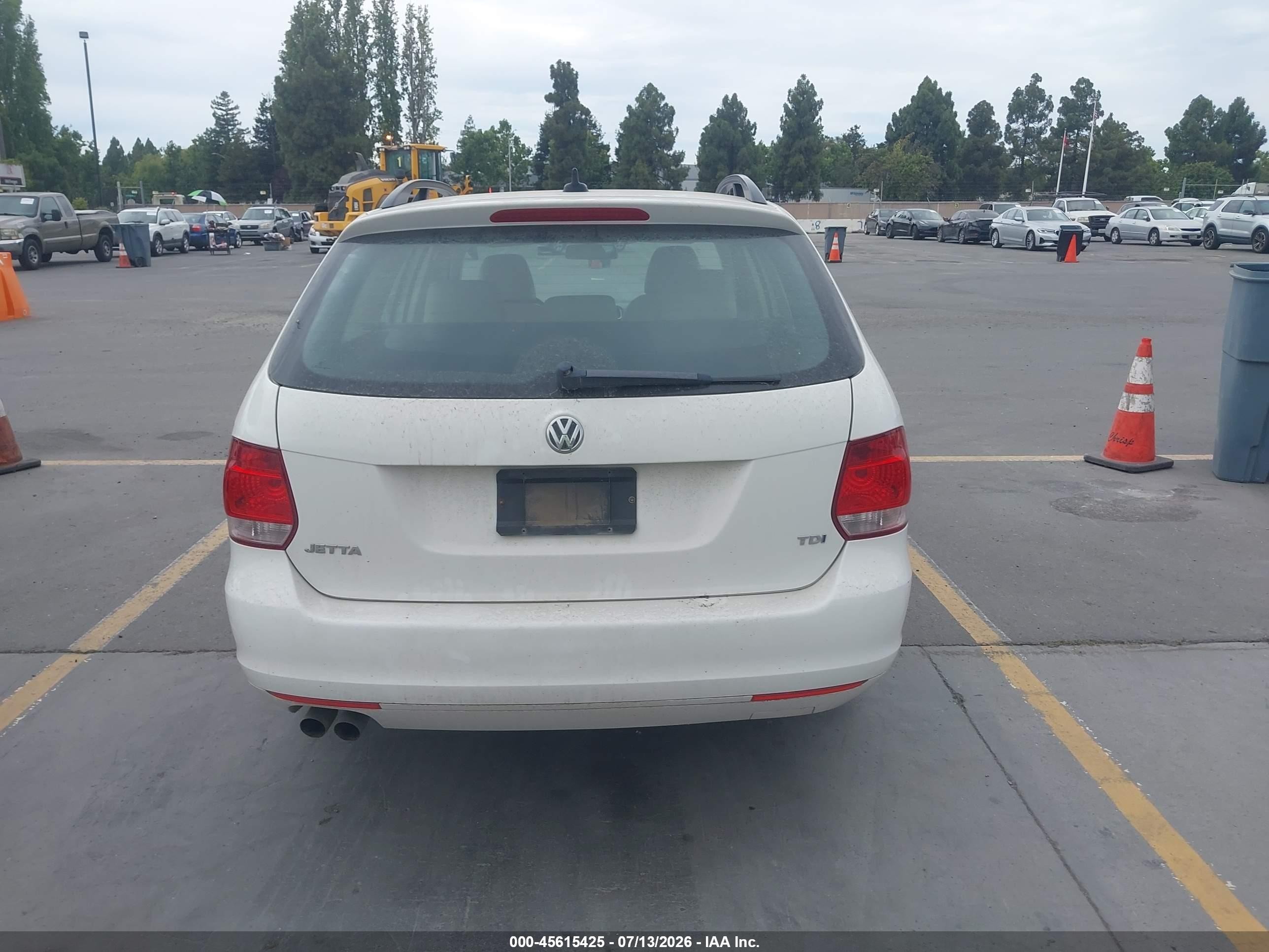 2013 Volkswagen Jetta Sportwagen 2.0l Tdi Белый vin: 3VWPL7AJ5DM694478
