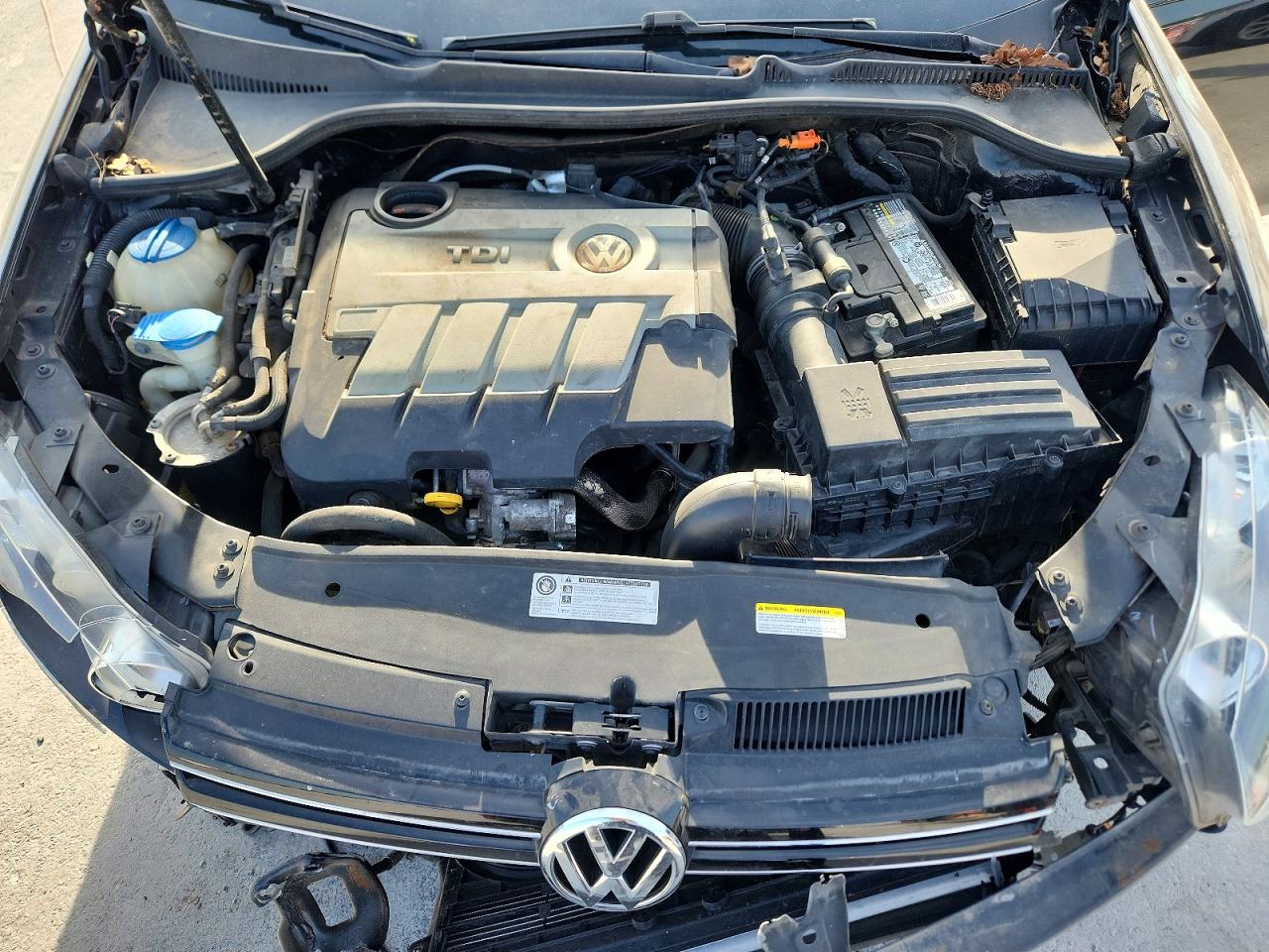 2014 Volkswagen Jetta Tdi Black vin: 3VWPL7AJ5EM606076