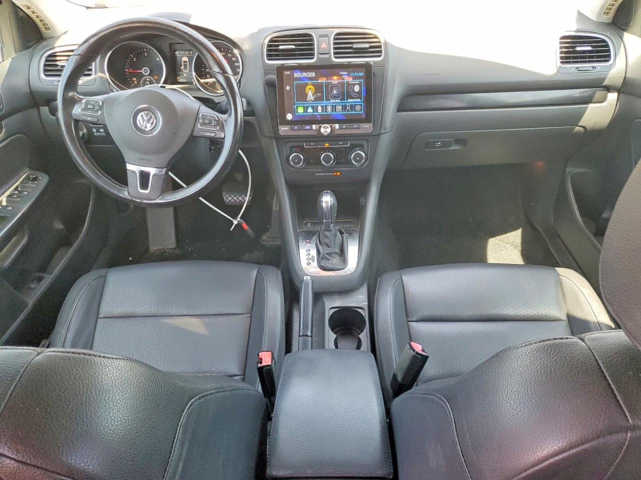 2011 Volkswagen Jetta Tdi Черный vin: 3VWPL7AJ6BM667013