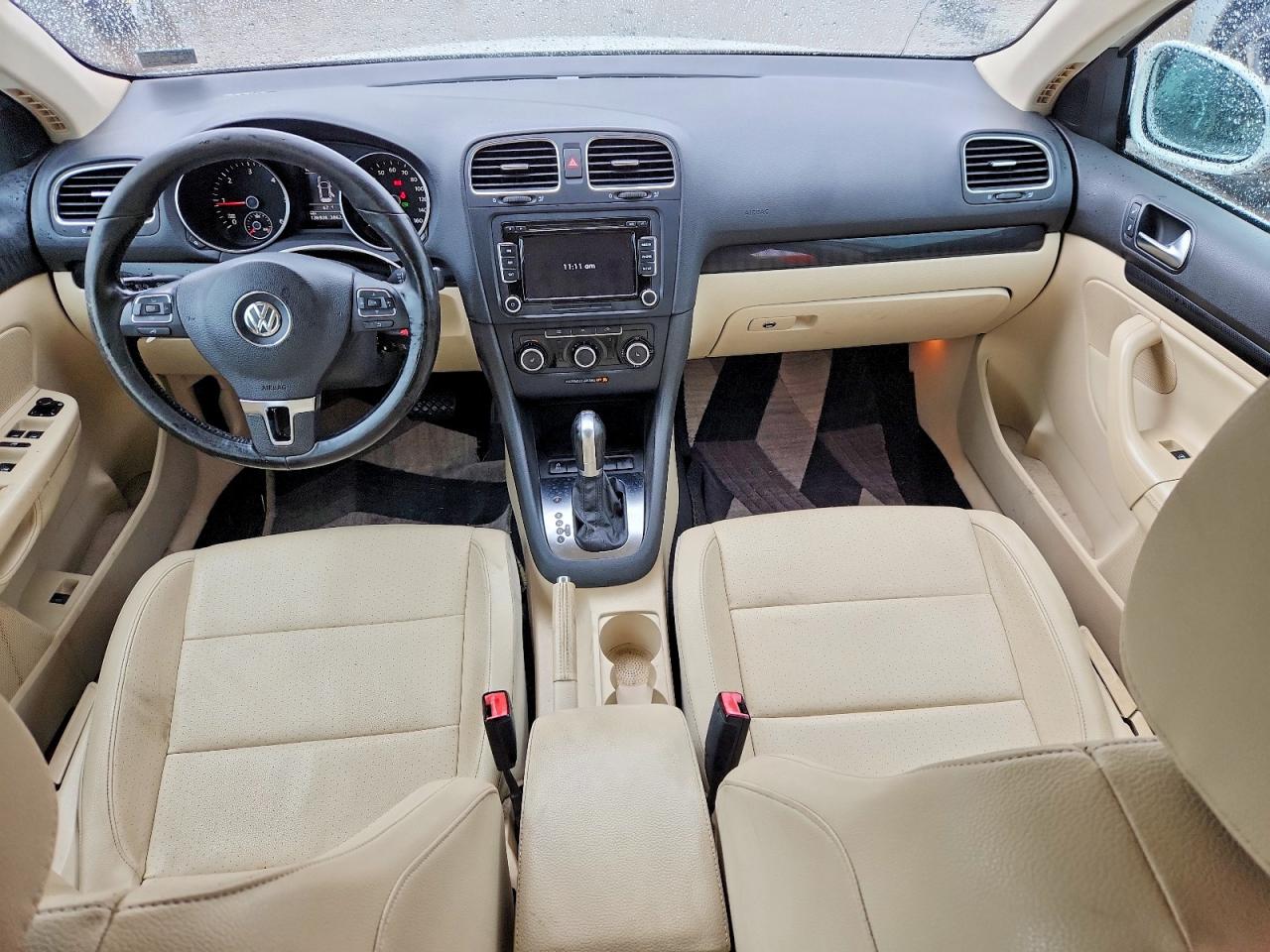 2011 Volkswagen Jetta Tdi White vin: 3VWPL7AJ6BM701077