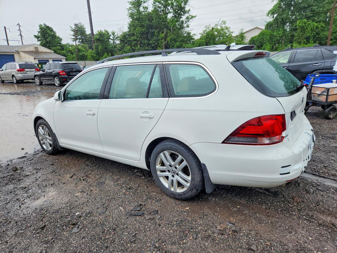 2011 Volkswagen Jetta Tdi White vin: 3VWPL7AJ6BM701077