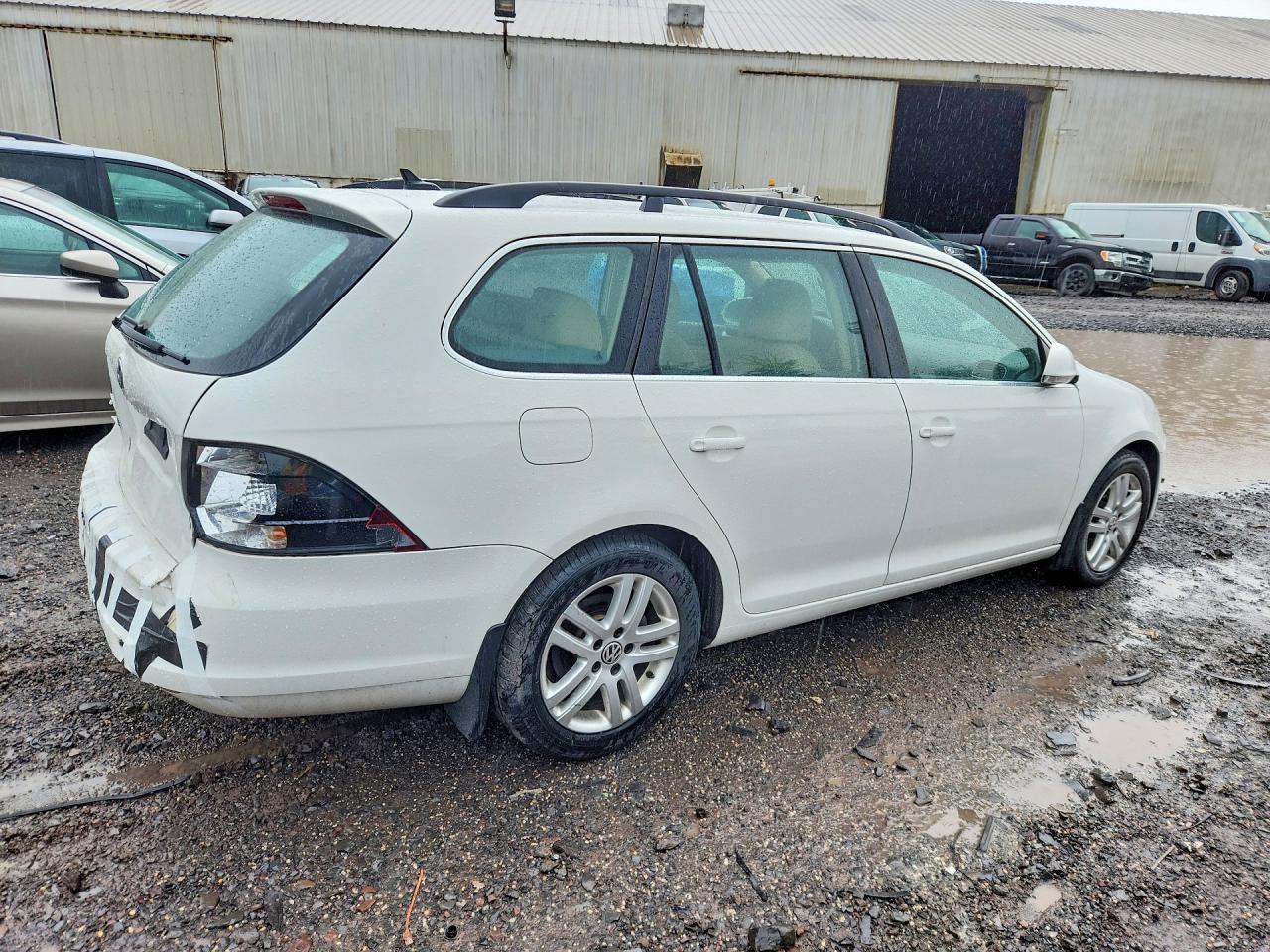 2011 Volkswagen Jetta Tdi White vin: 3VWPL7AJ6BM701077