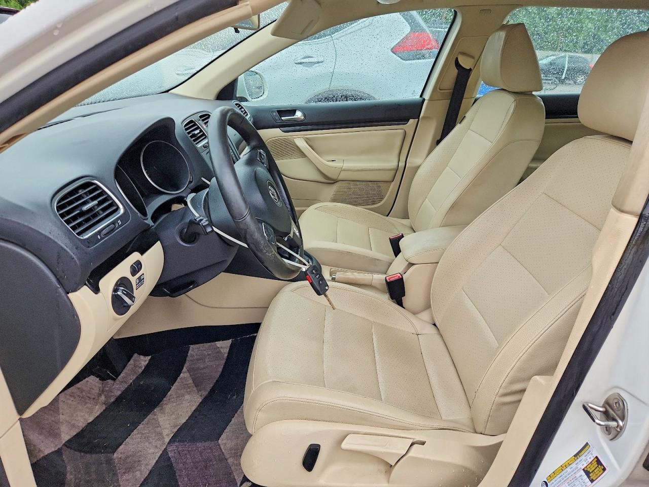 2011 Volkswagen Jetta Tdi White vin: 3VWPL7AJ6BM701077