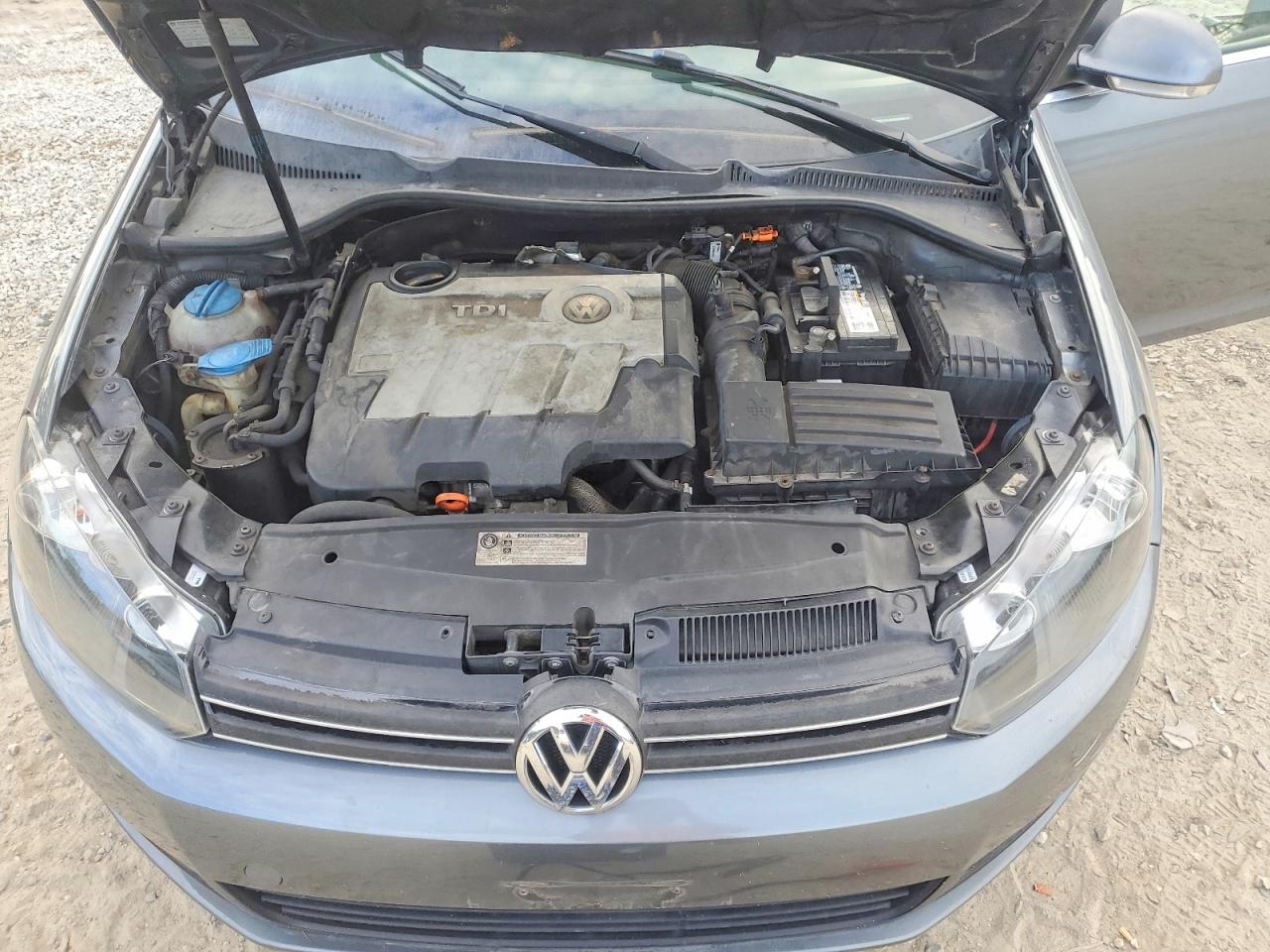 2012 Volkswagen Jetta Tdi Charcoal vin: 3VWPL7AJ6CM636619