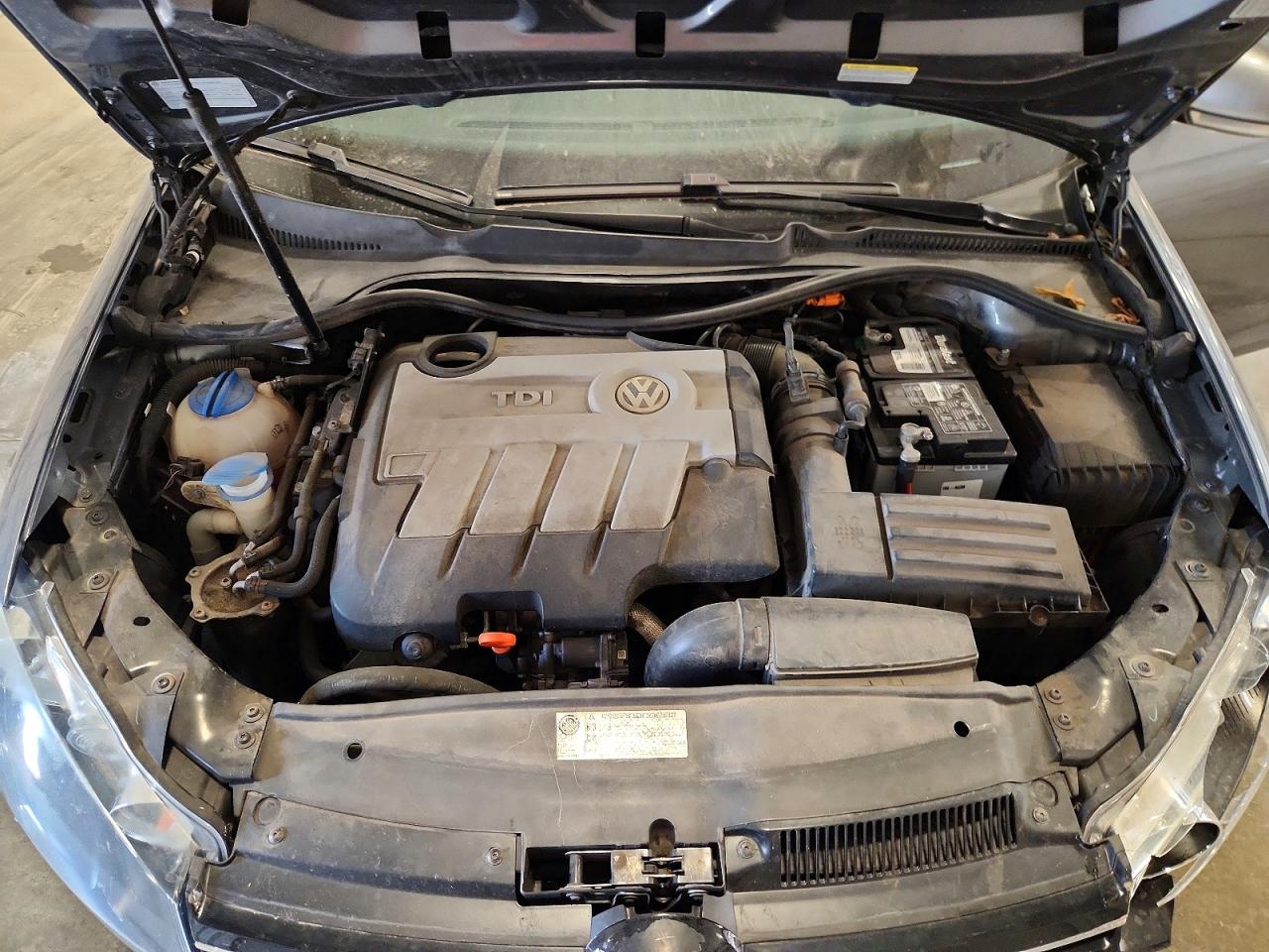 2012 Volkswagen Jetta Tdi Gray vin: 3VWPL7AJ6CM681950