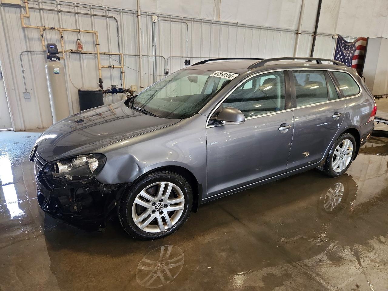 2012 Volkswagen Jetta Tdi Gray vin: 3VWPL7AJ6CM681950