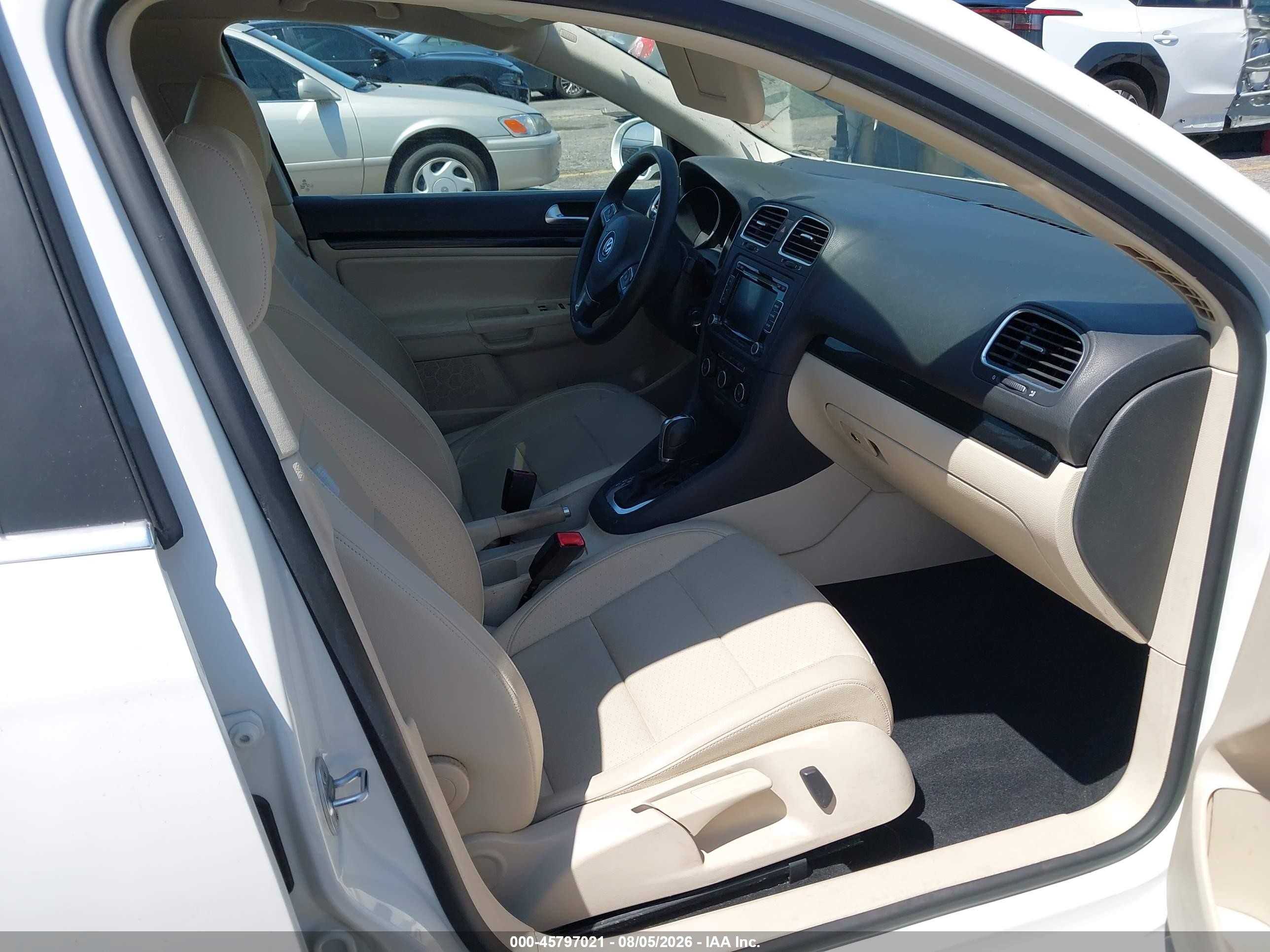 2013 Volkswagen Jetta Sportwagen 2.0l Tdi White vin: 3VWPL7AJ6DM600849