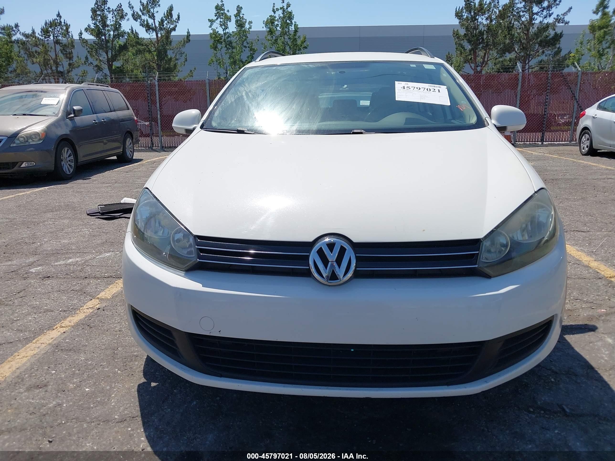 2013 Volkswagen Jetta Sportwagen 2.0l Tdi White vin: 3VWPL7AJ6DM600849
