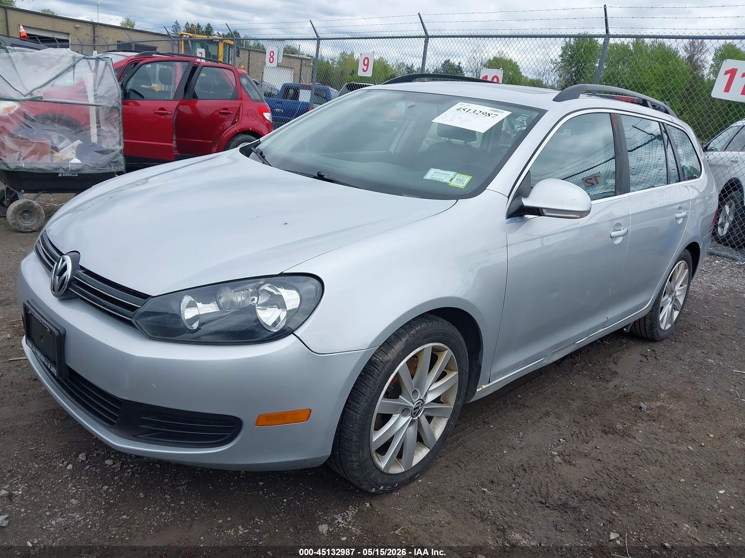 2013 Volkswagen Jetta Sportwagen 2.0l Tdi Silver vin: 3VWPL7AJ6DM606781