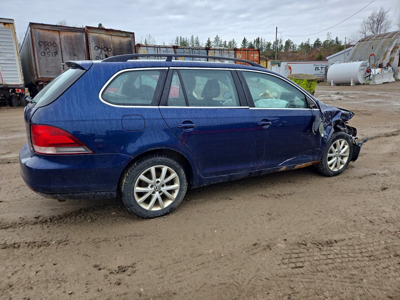2013 Volkswagen Jetta Tdi Blue vin: 3VWPL7AJ6DM612211