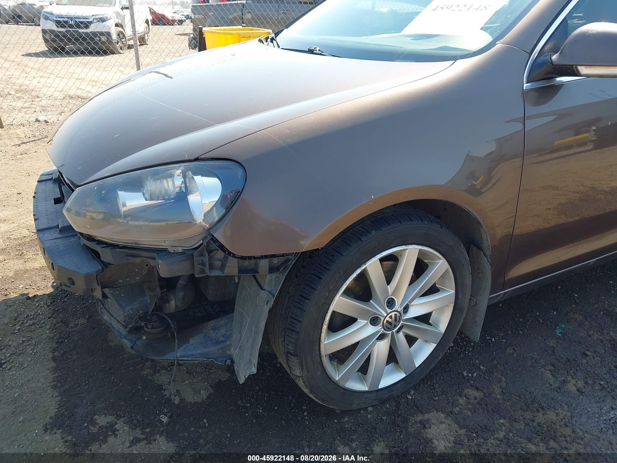 2013 Volkswagen Jetta Sportwagen 2.0l Tdi Brown vin: 3VWPL7AJ6DM620132