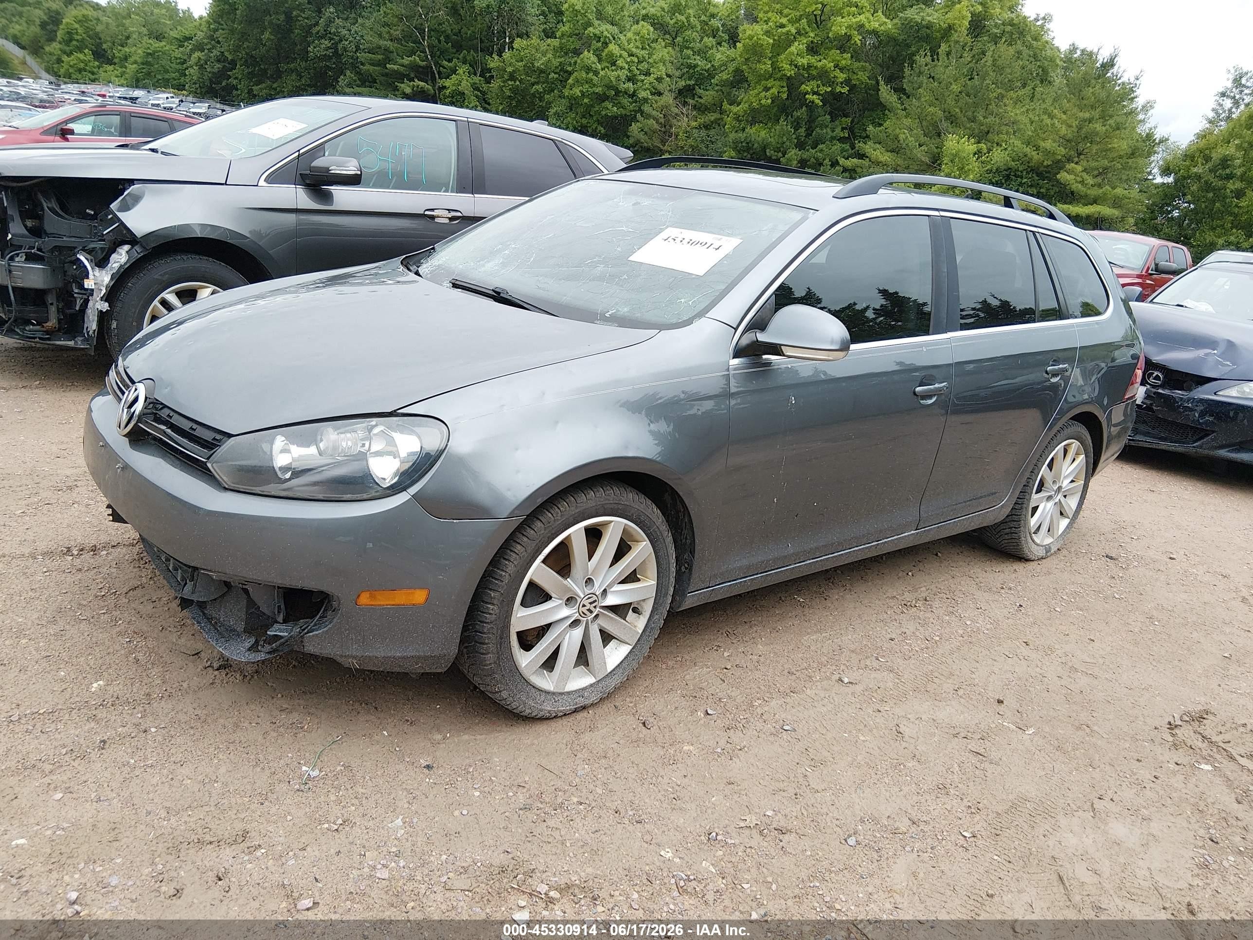 2013 Volkswagen Jetta Sportwagen 2.0l Tdi Серый vin: 3VWPL7AJ6DM639067