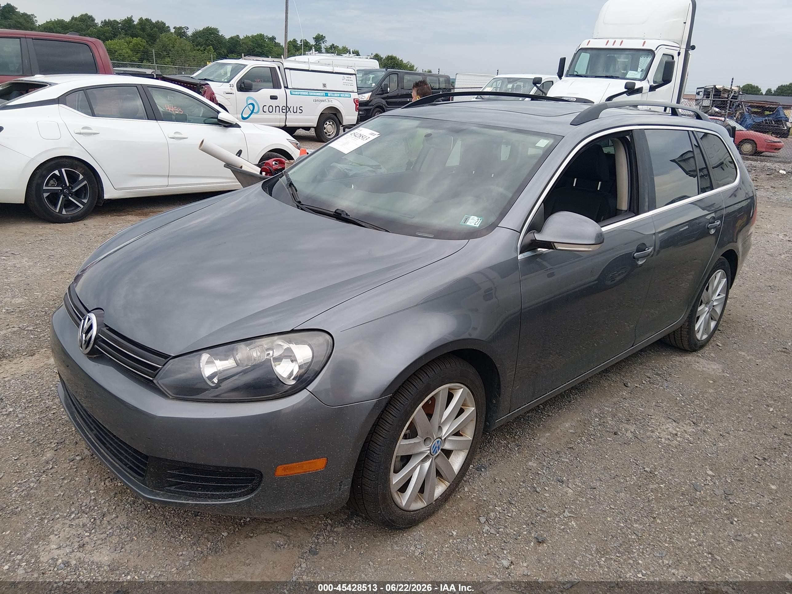 2013 Volkswagen Jetta Sportwagen 2.0l Tdi Серый vin: 3VWPL7AJ6DM640381