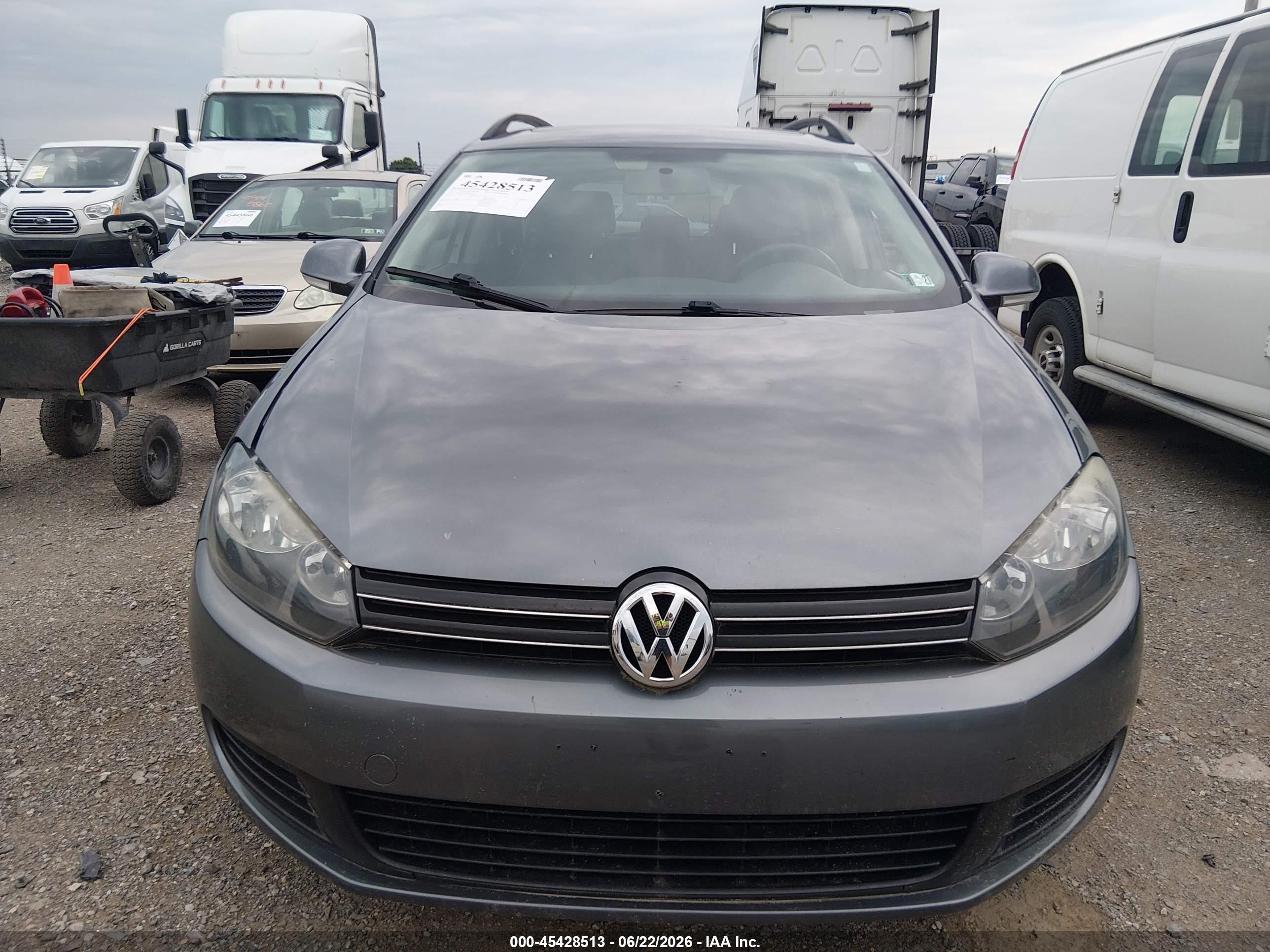 2013 Volkswagen Jetta Sportwagen 2.0l Tdi Серый vin: 3VWPL7AJ6DM640381