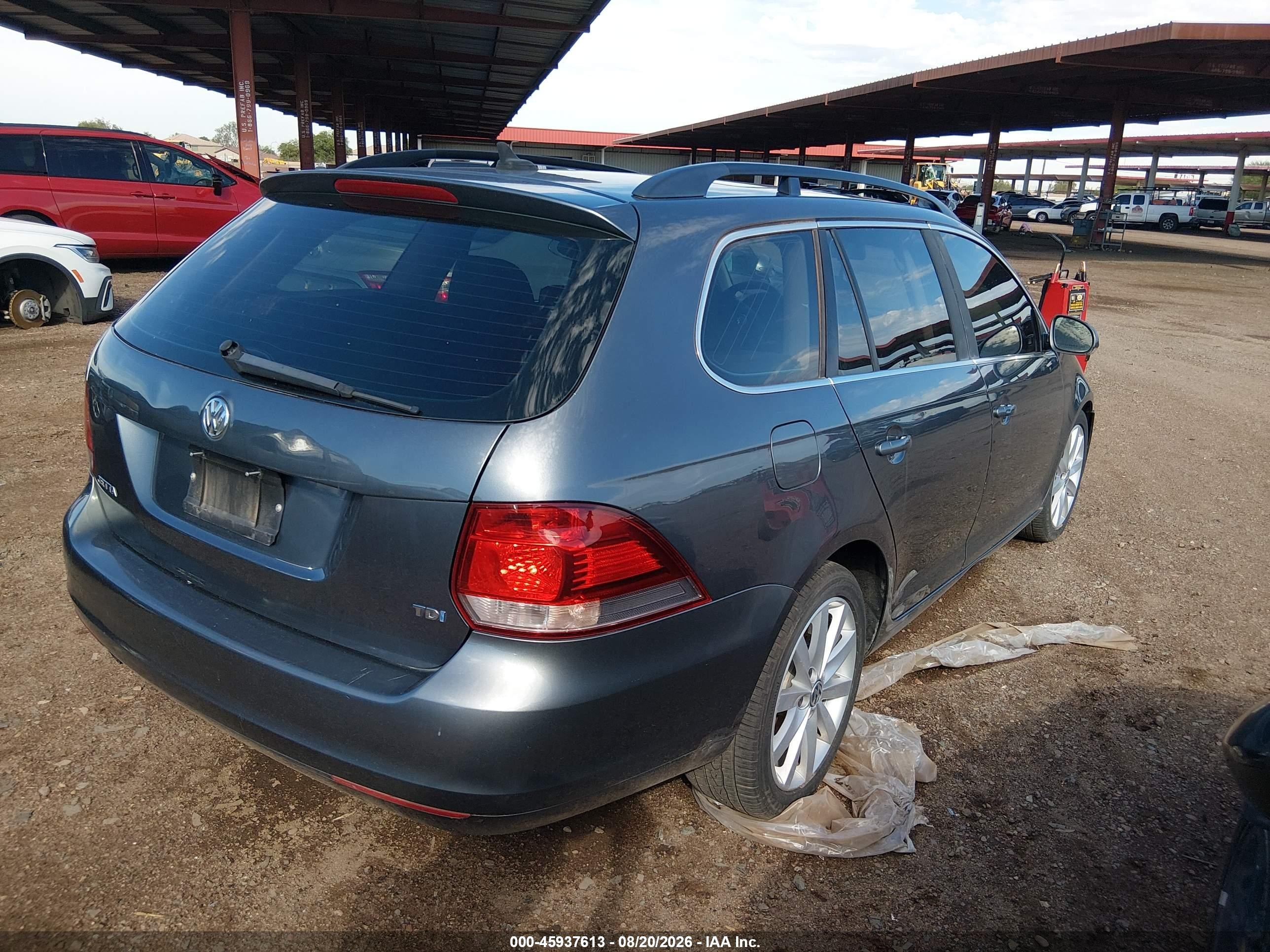 2013 Volkswagen Jetta Sportwagen 2.0l Tdi Серый vin: 3VWPL7AJ6DM668245