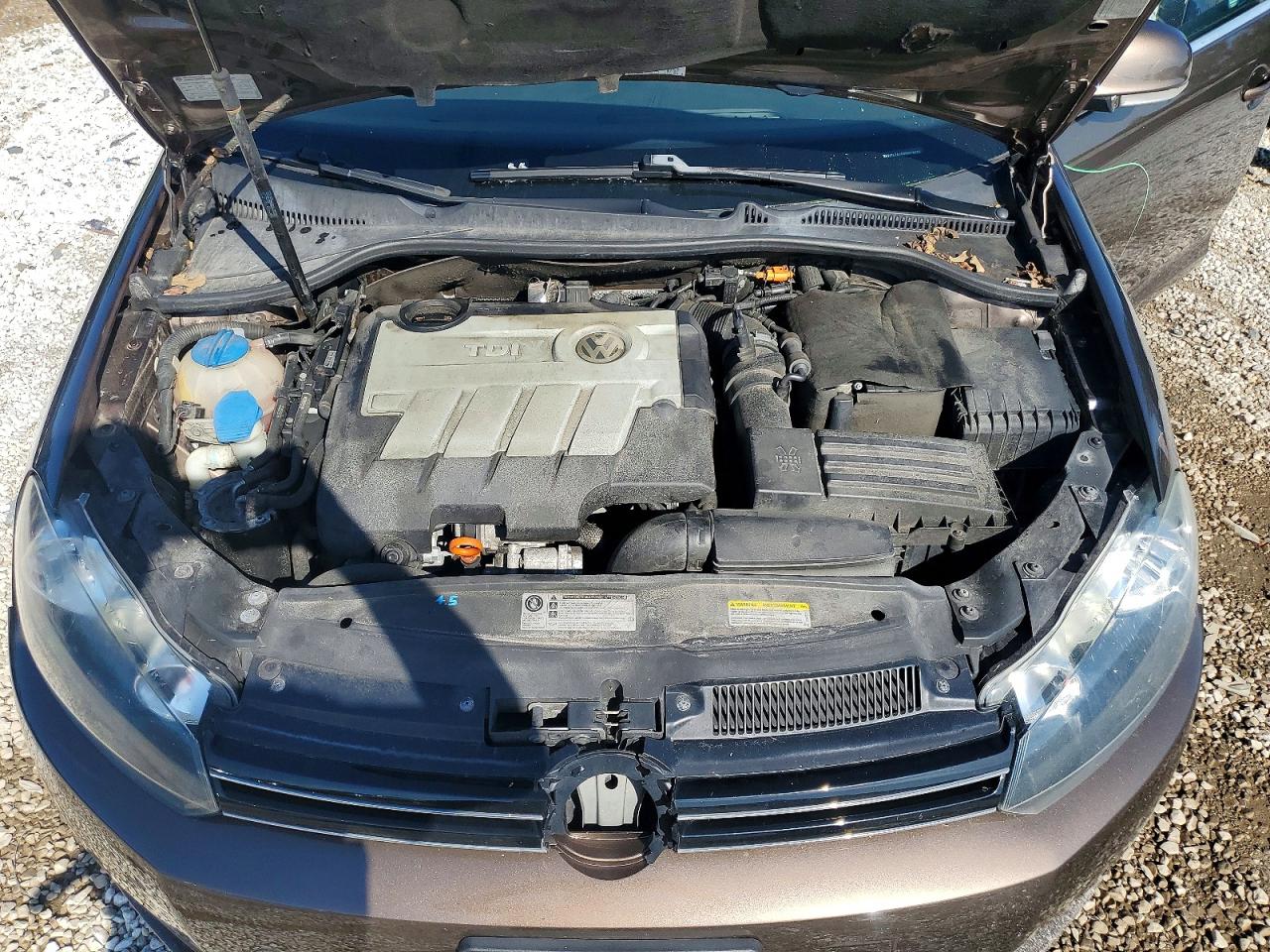 2013 Volkswagen Jetta Tdi Brown vin: 3VWPL7AJ6DM672635