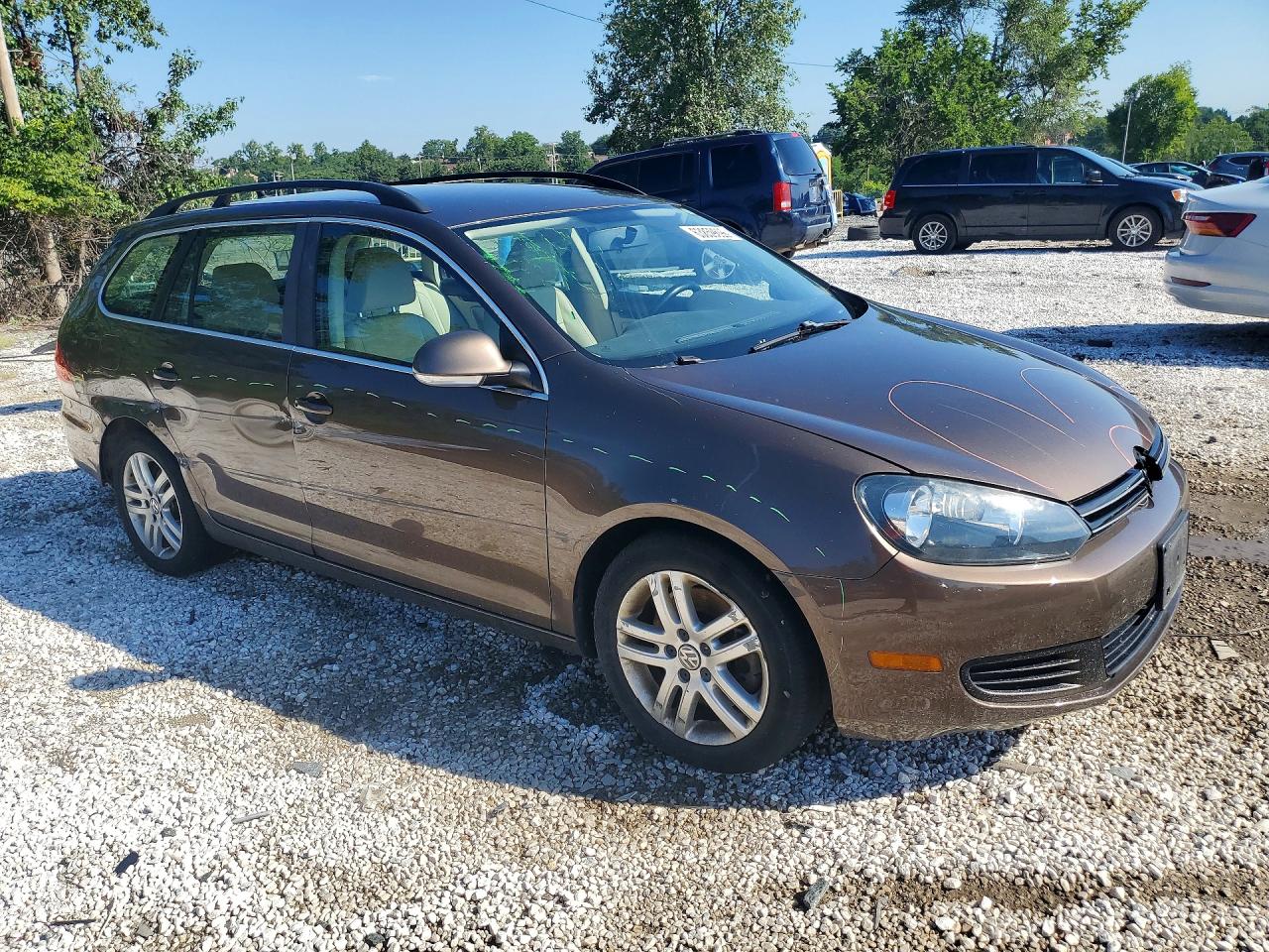 2013 Volkswagen Jetta Tdi Brown vin: 3VWPL7AJ6DM672635