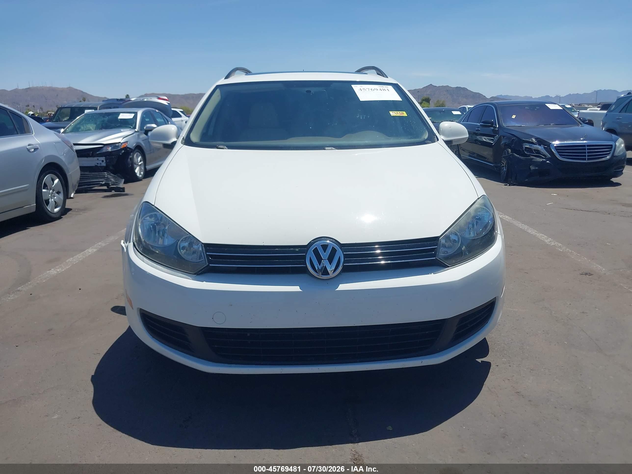 2014 Volkswagen Jetta Sportwagen 2.0l Tdi Белый vin: 3VWPL7AJ6EM601937