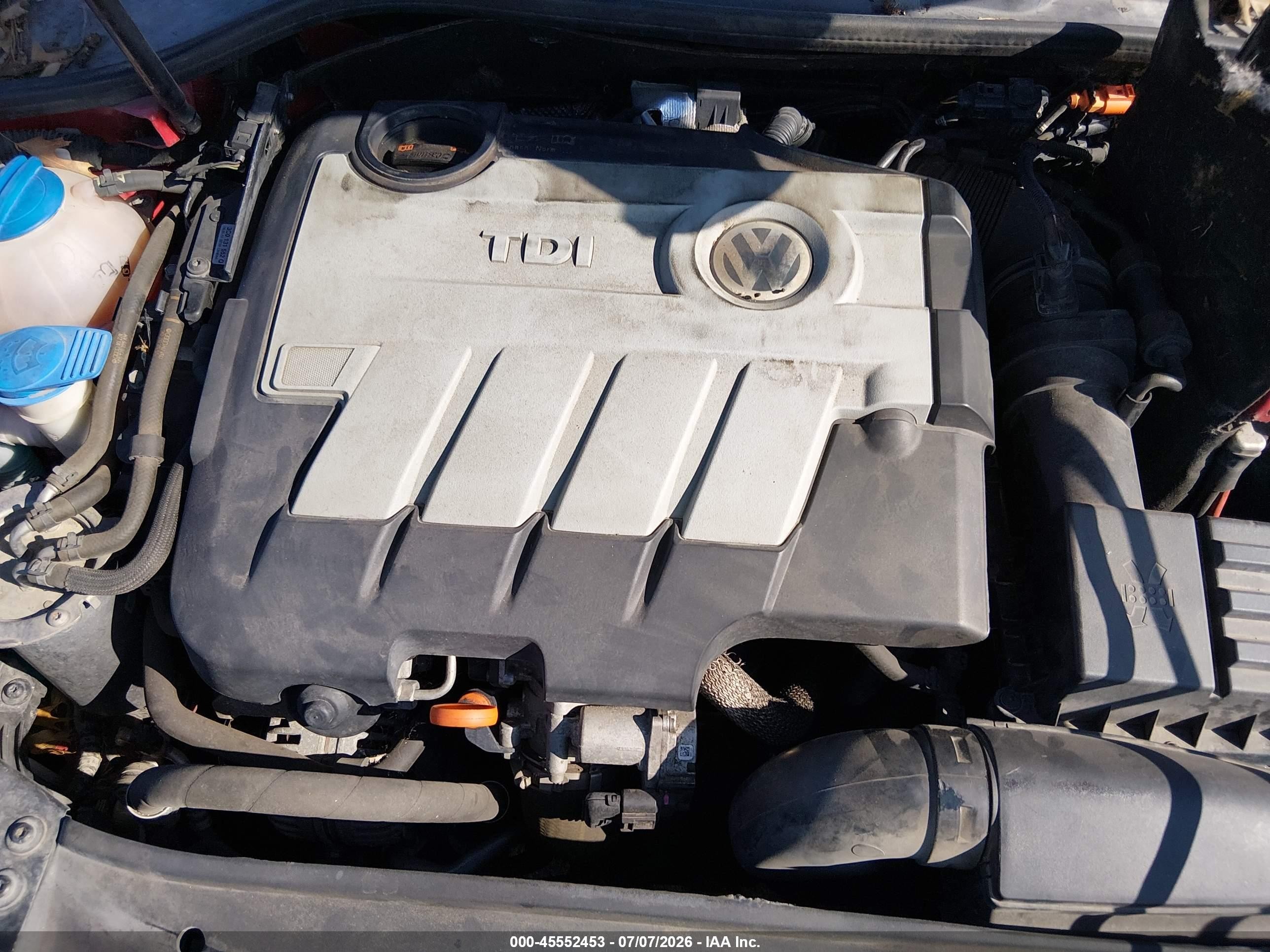 2014 Volkswagen Jetta Sportwagen 2.0l Tdi Красный vin: 3VWPL7AJ6EM602540