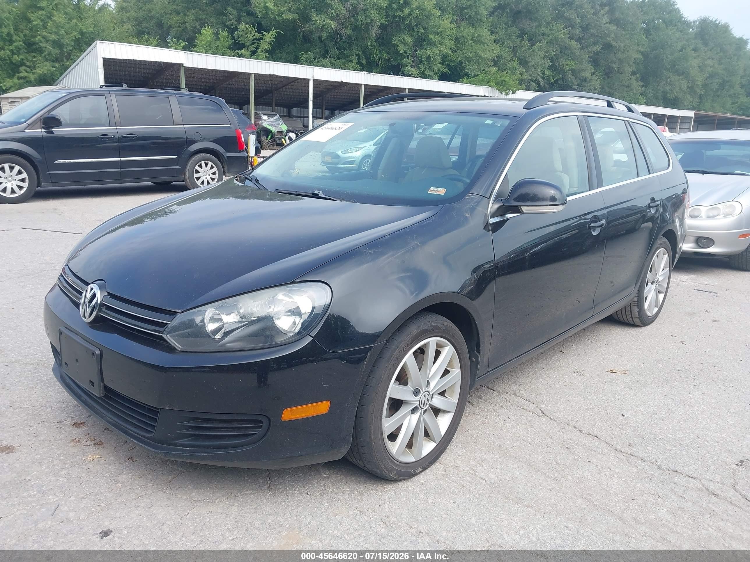 2014 Volkswagen Jetta Sportwagen 2.0l Tdi Черный vin: 3VWPL7AJ6EM615014