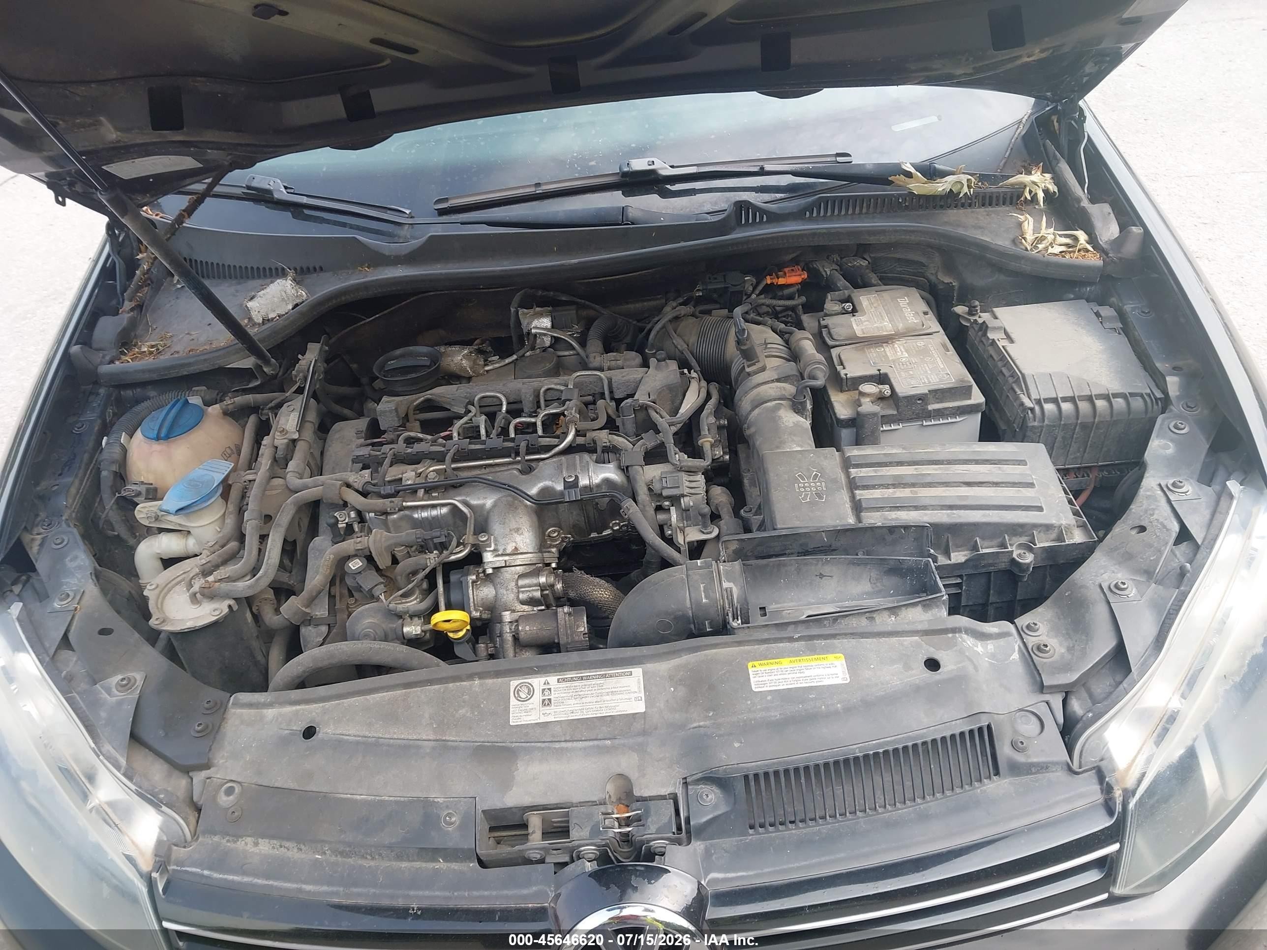 2014 Volkswagen Jetta Sportwagen 2.0l Tdi Черный vin: 3VWPL7AJ6EM615014
