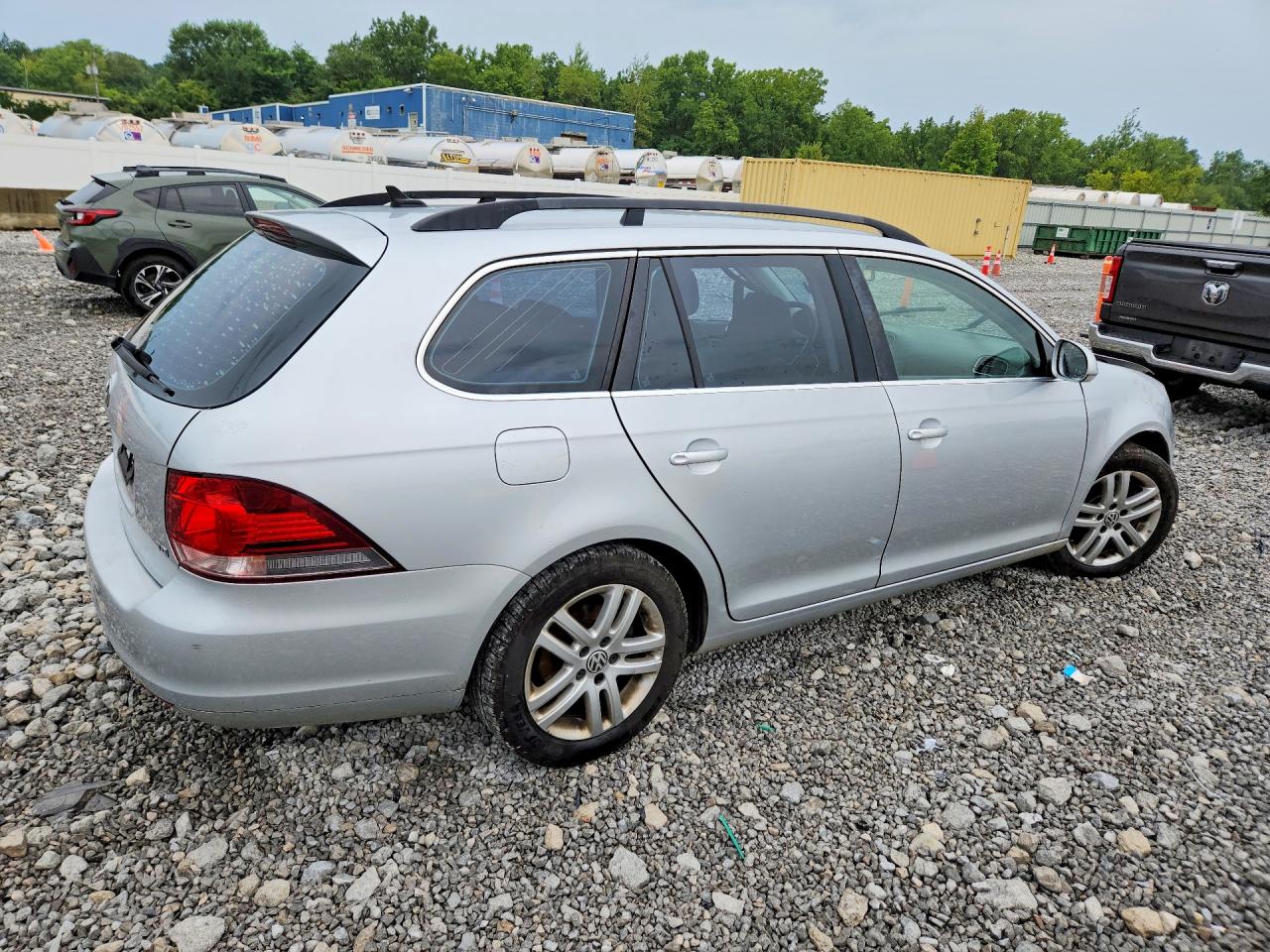 2014 Volkswagen Jetta Tdi Silver vin: 3VWPL7AJ6EM616390