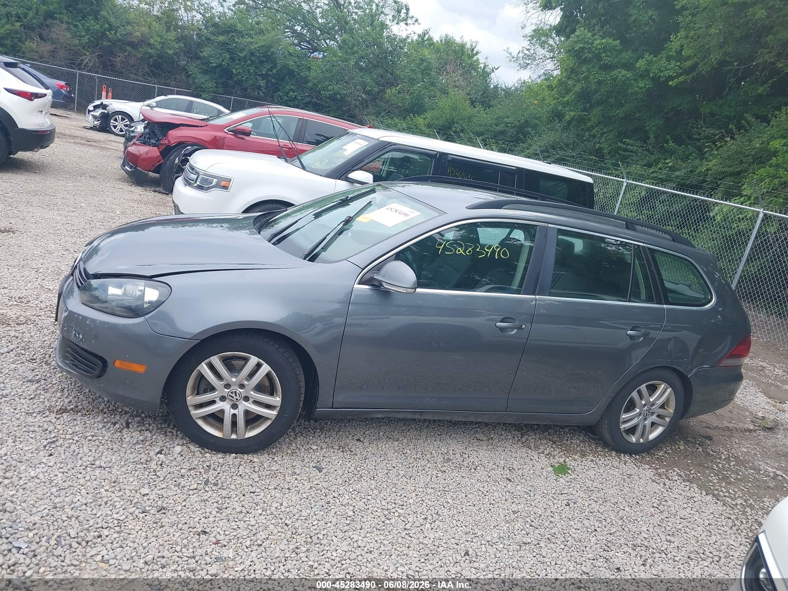 2014 Volkswagen Jetta Sportwagen 2.0l Tdi Серый vin: 3VWPL7AJ6EM619712