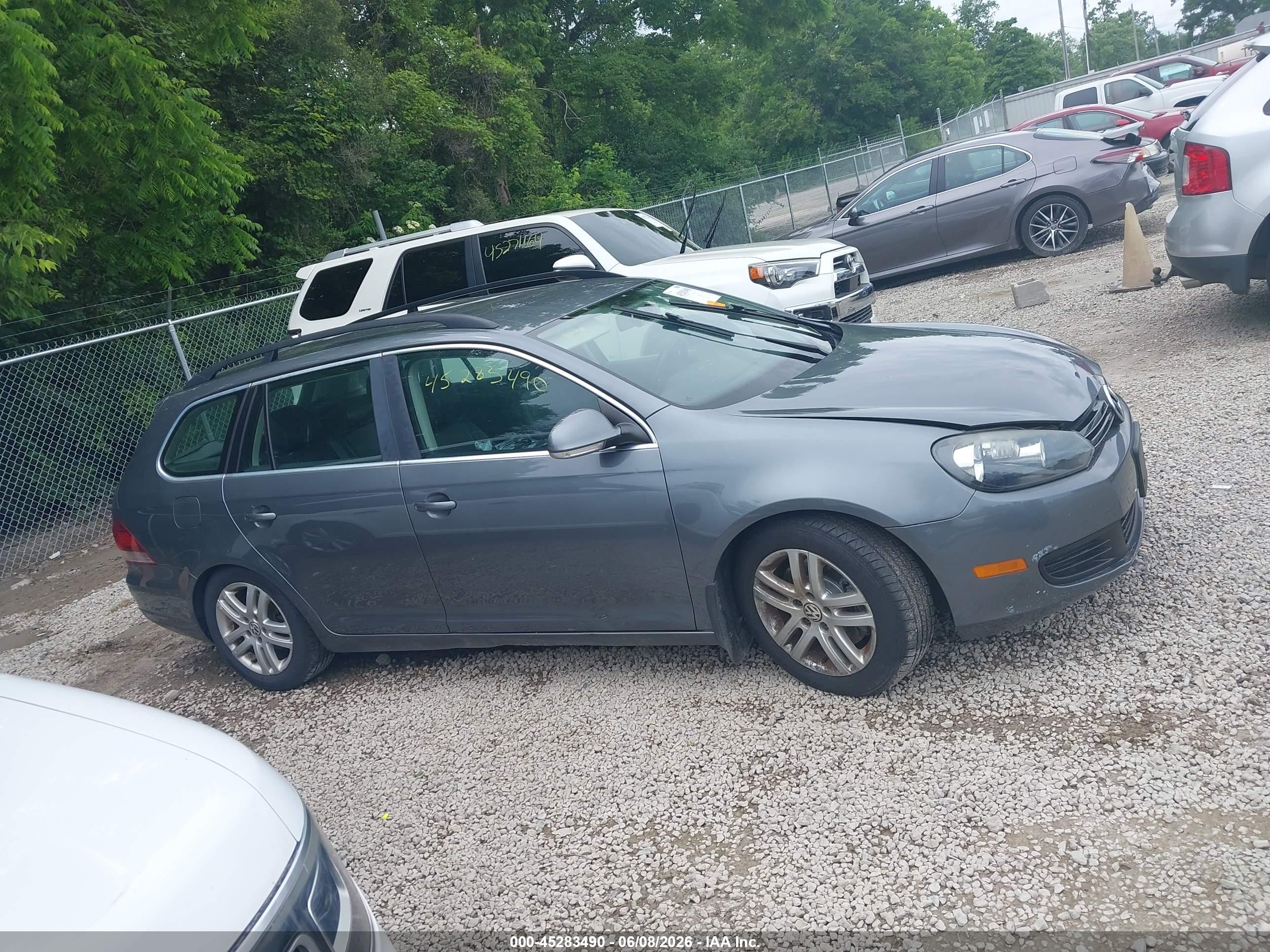 2014 Volkswagen Jetta Sportwagen 2.0l Tdi Серый vin: 3VWPL7AJ6EM619712