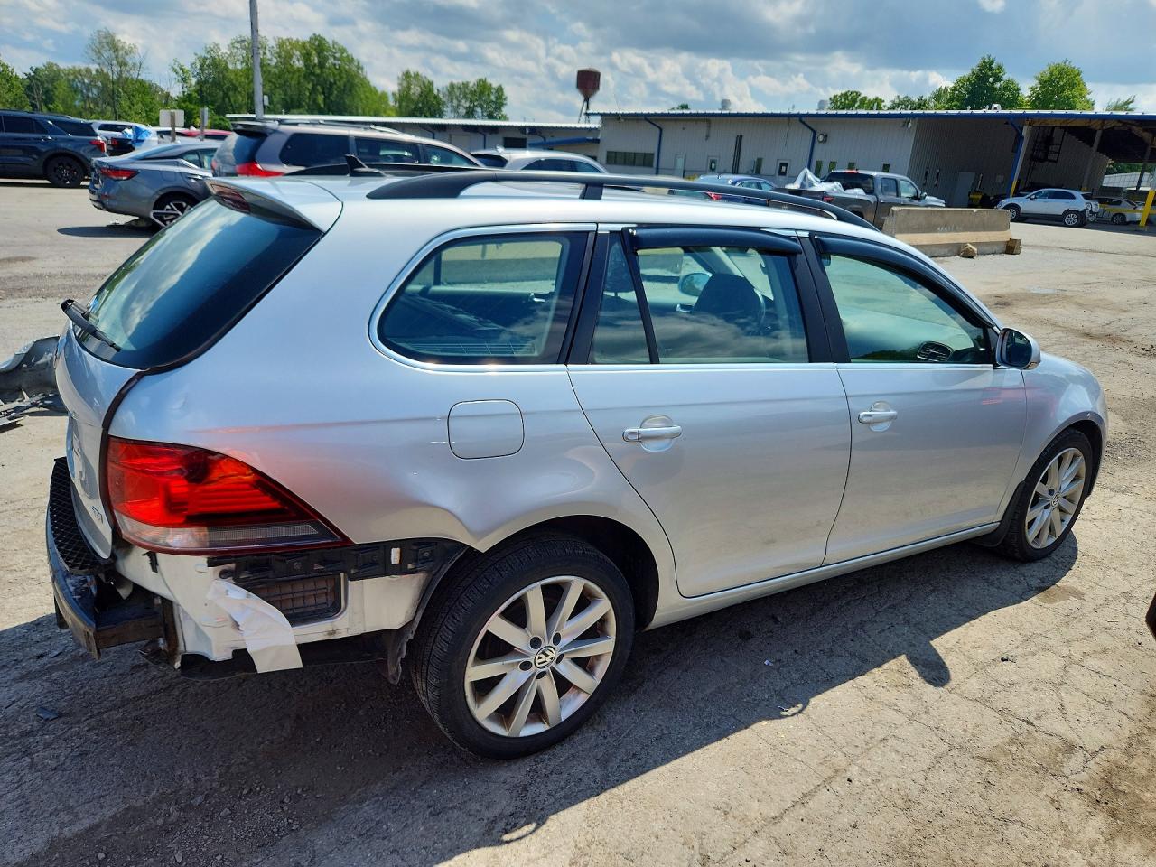 2014 Volkswagen Jetta Tdi Silver vin: 3VWPL7AJ6EM624232