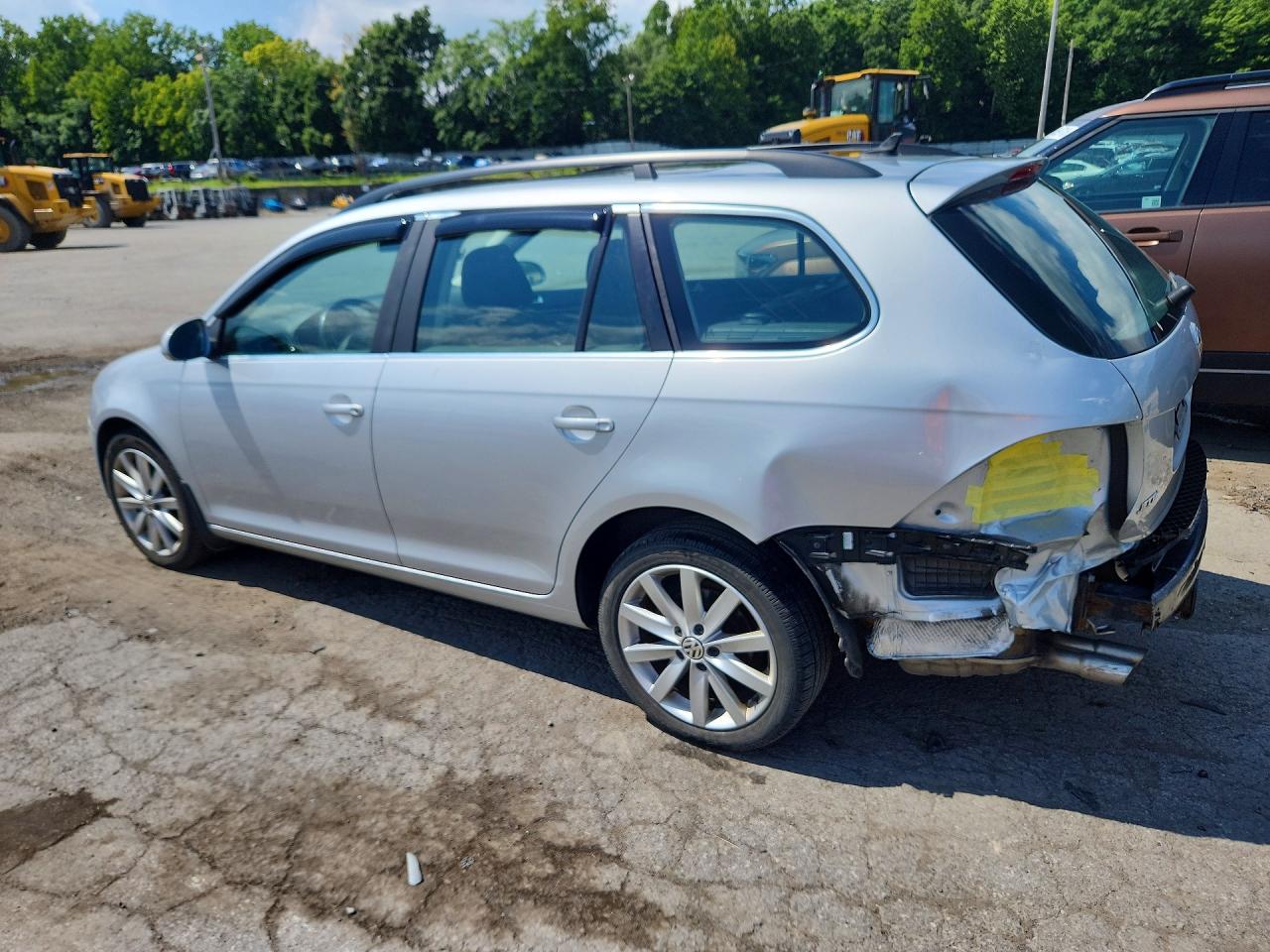 2014 Volkswagen Jetta Tdi Silver vin: 3VWPL7AJ6EM624232