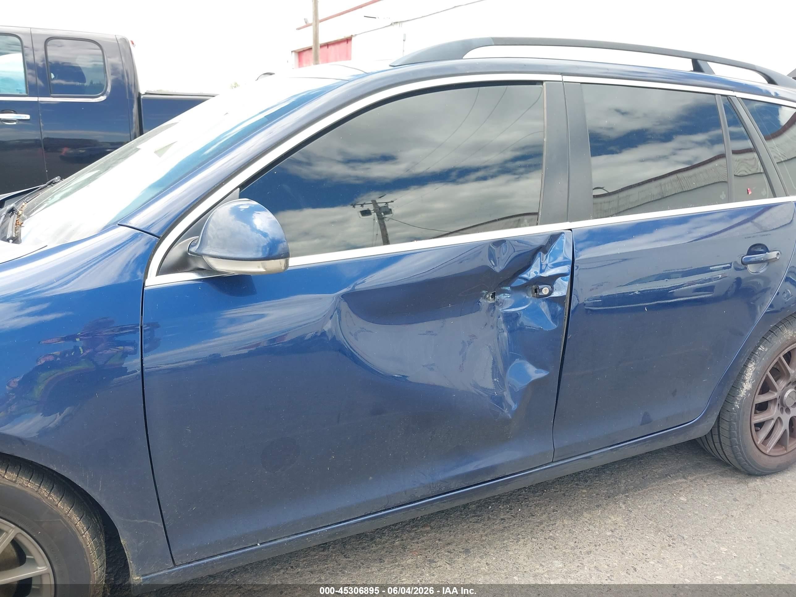 2011 Volkswagen Jetta Sportwagen 2.0l Tdi Blue vin: 3VWPL7AJ7BM662497