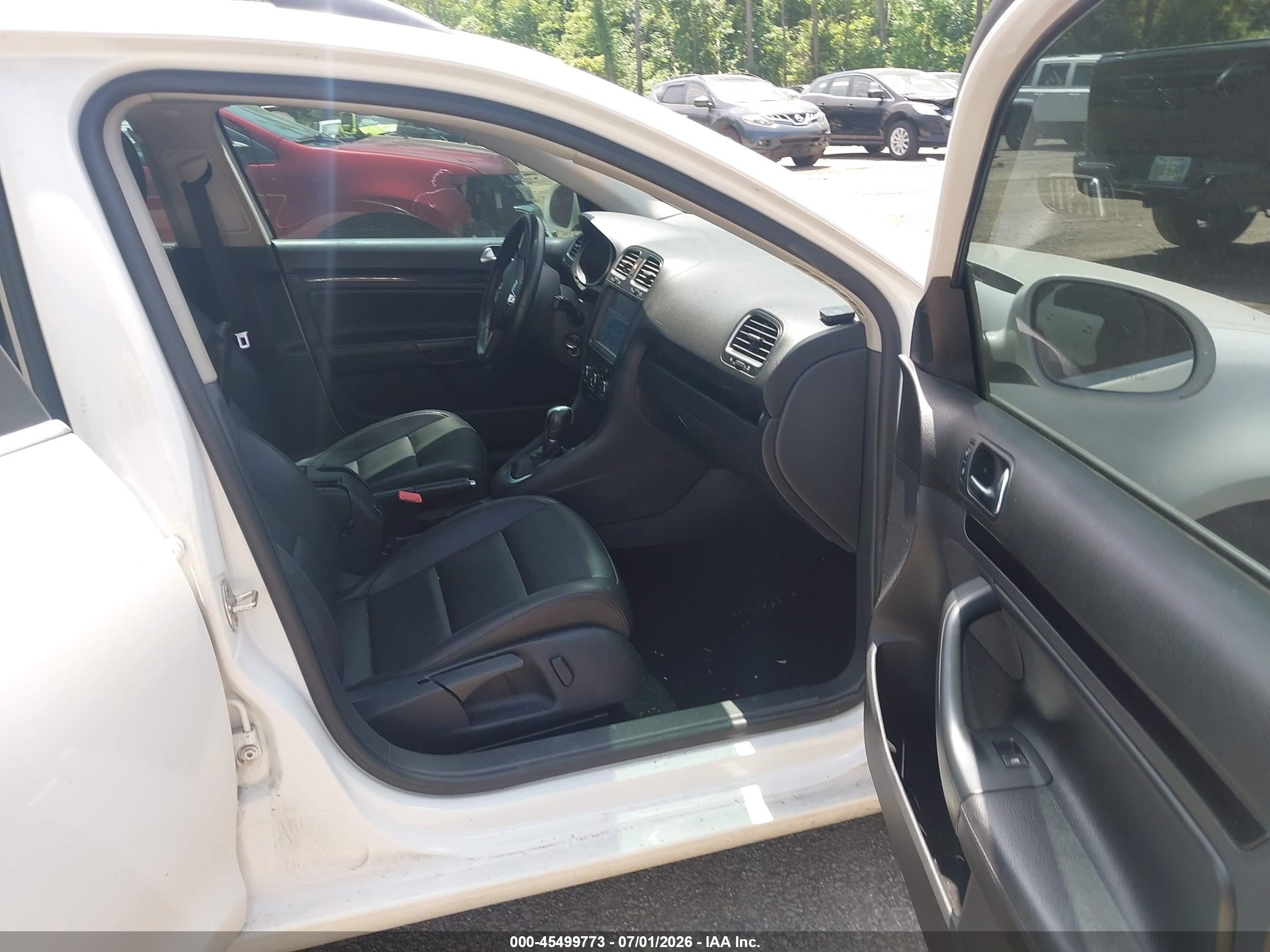 2012 Volkswagen Jetta Sportwagen 2.0l Tdi White vin: 3VWPL7AJ7CM636502