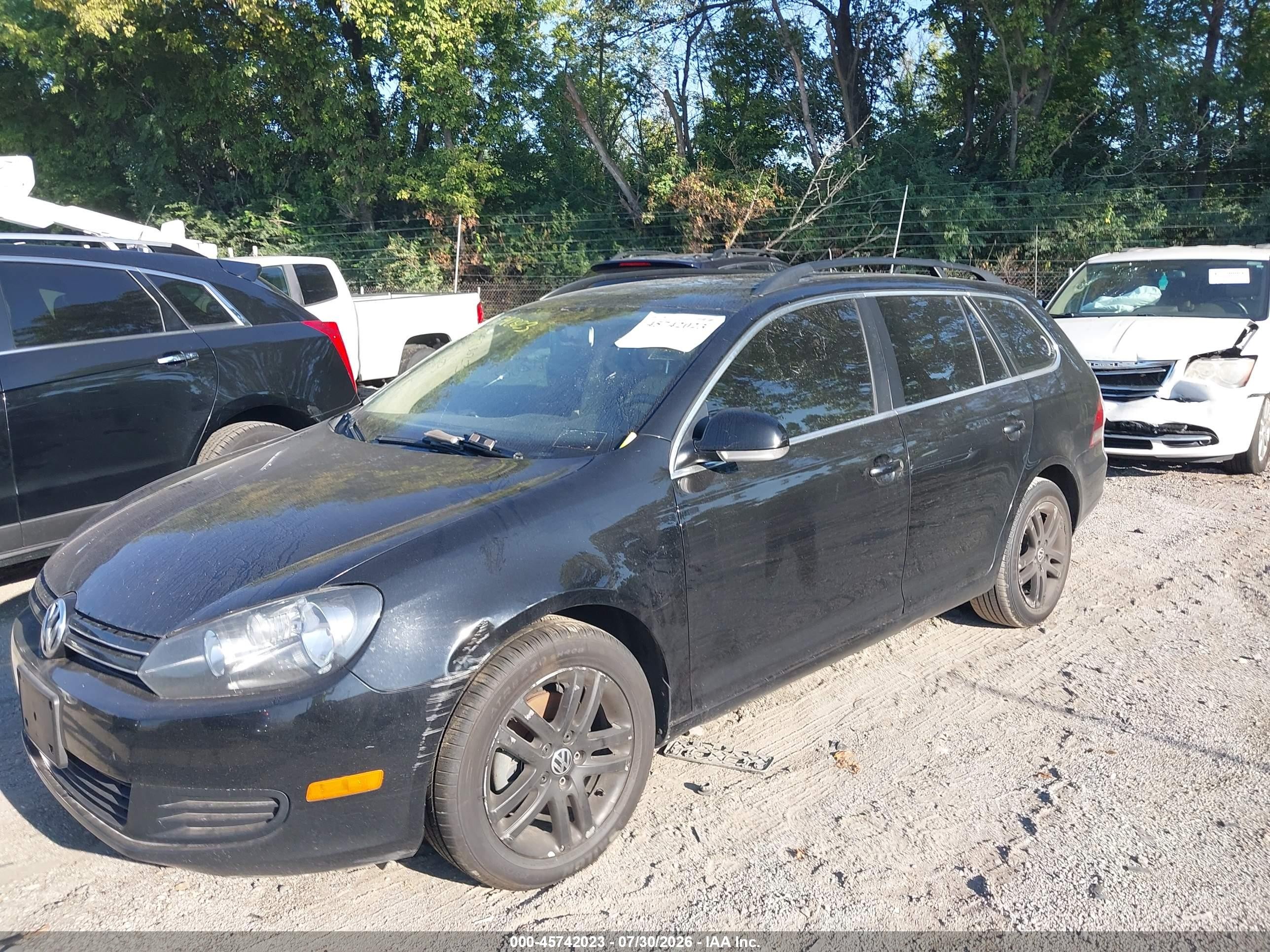 2012 Volkswagen Jetta Sportwagen 2.0l Tdi Черный vin: 3VWPL7AJ7CM672979