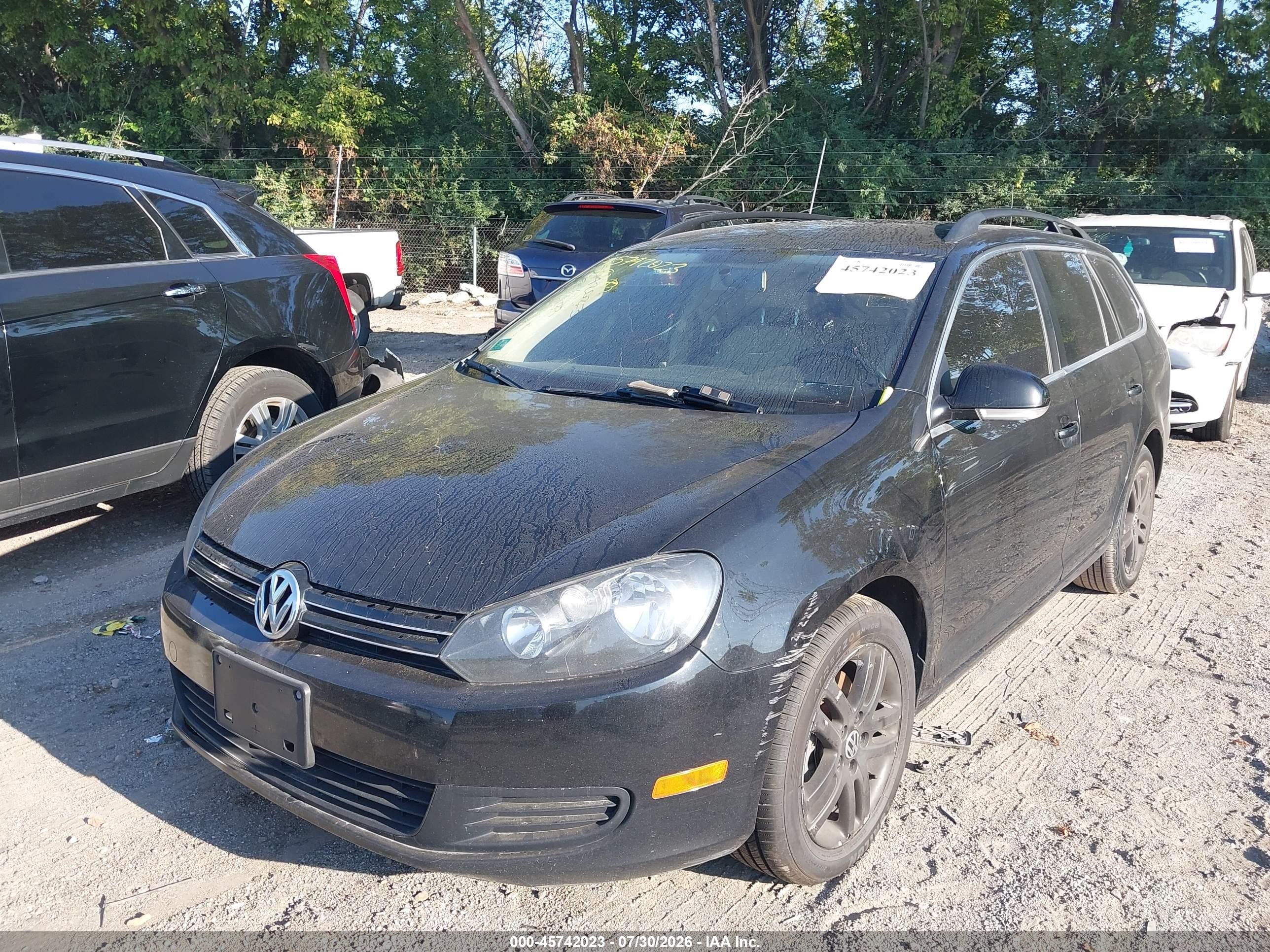 2012 Volkswagen Jetta Sportwagen 2.0l Tdi Черный vin: 3VWPL7AJ7CM672979