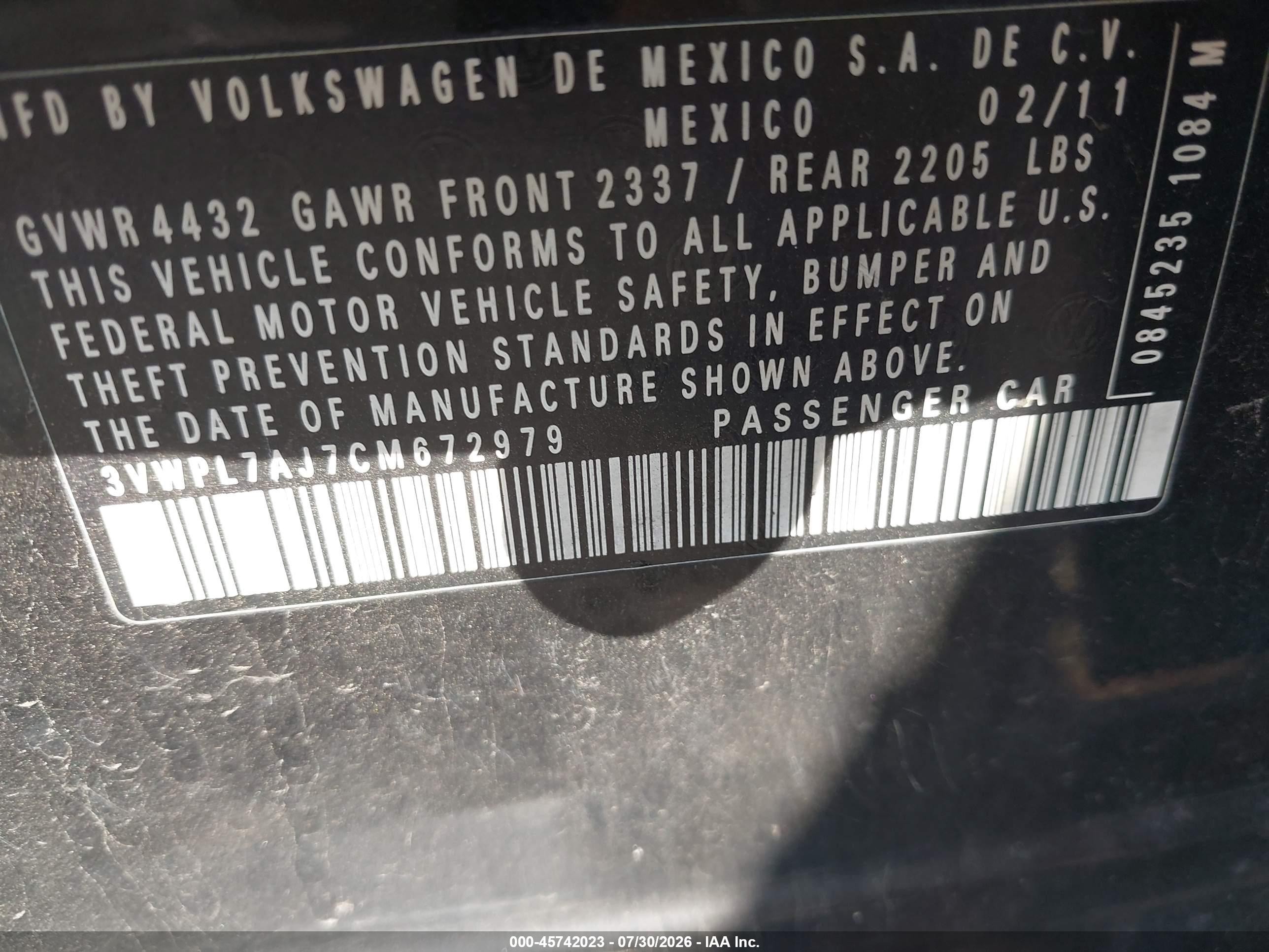 2012 Volkswagen Jetta Sportwagen 2.0l Tdi Черный vin: 3VWPL7AJ7CM672979