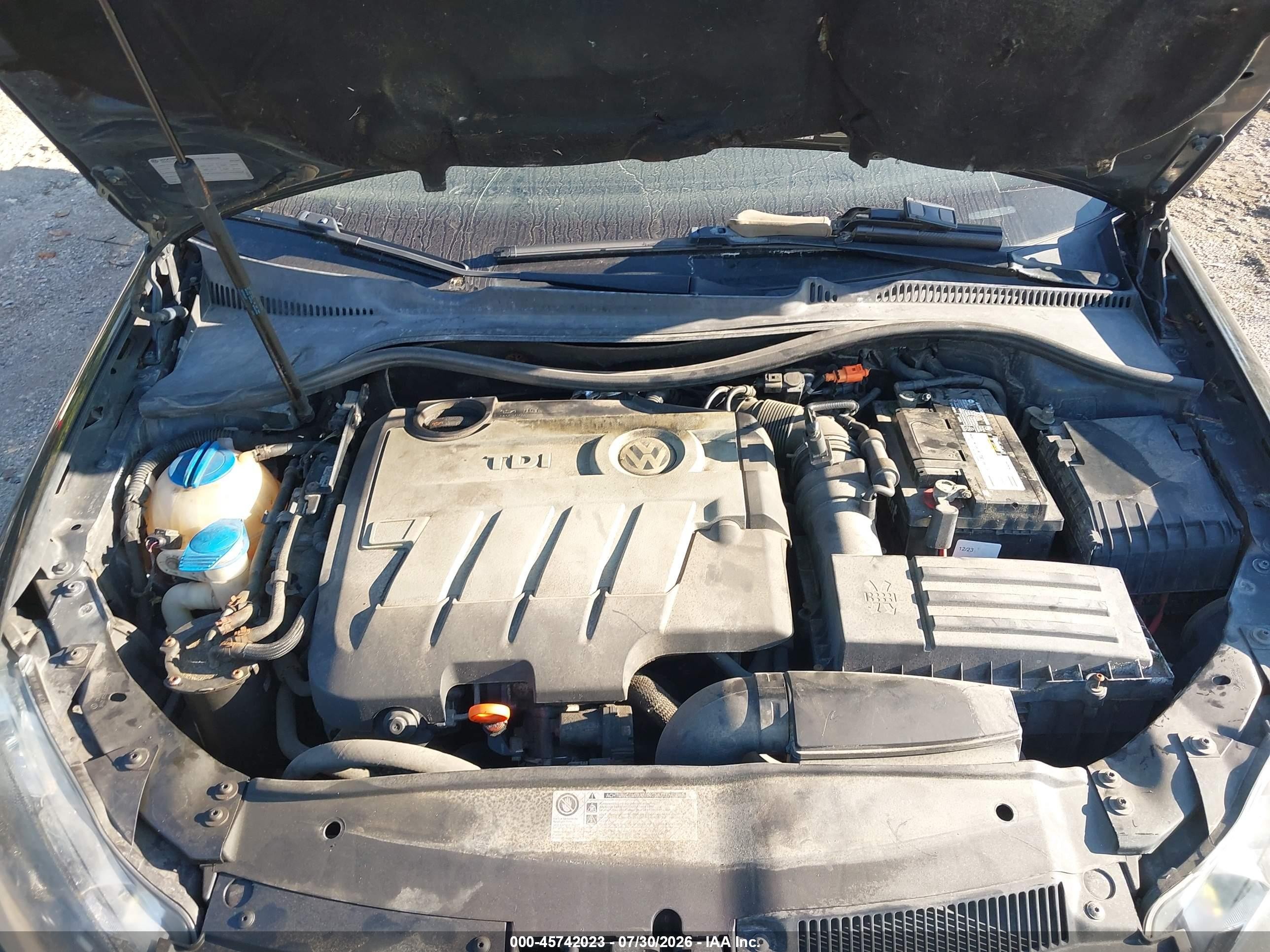 2012 Volkswagen Jetta Sportwagen 2.0l Tdi Черный vin: 3VWPL7AJ7CM672979