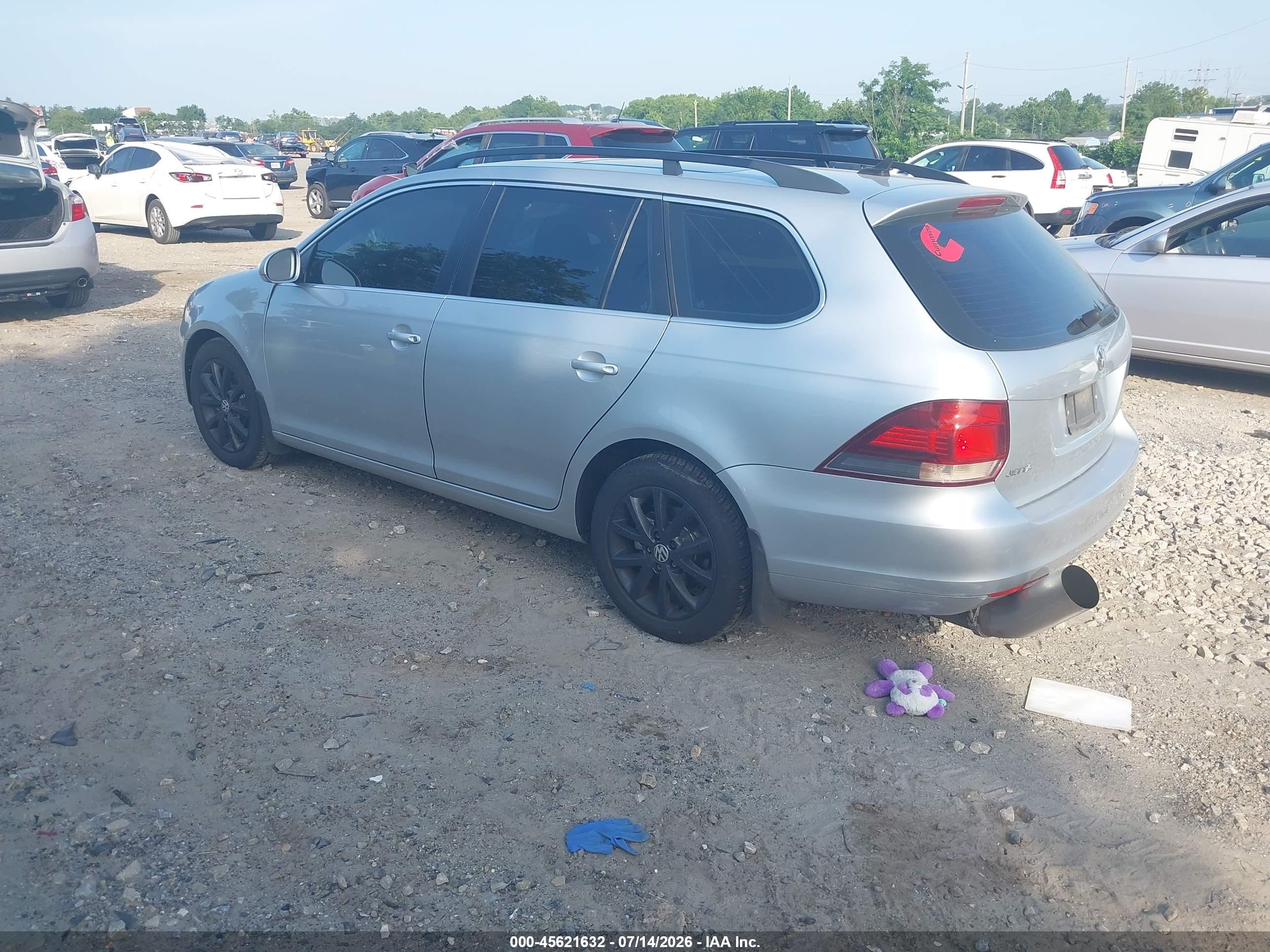 2012 Volkswagen Jetta Sportwagen 2.0l Tdi Silver vin: 3VWPL7AJ7CM674439
