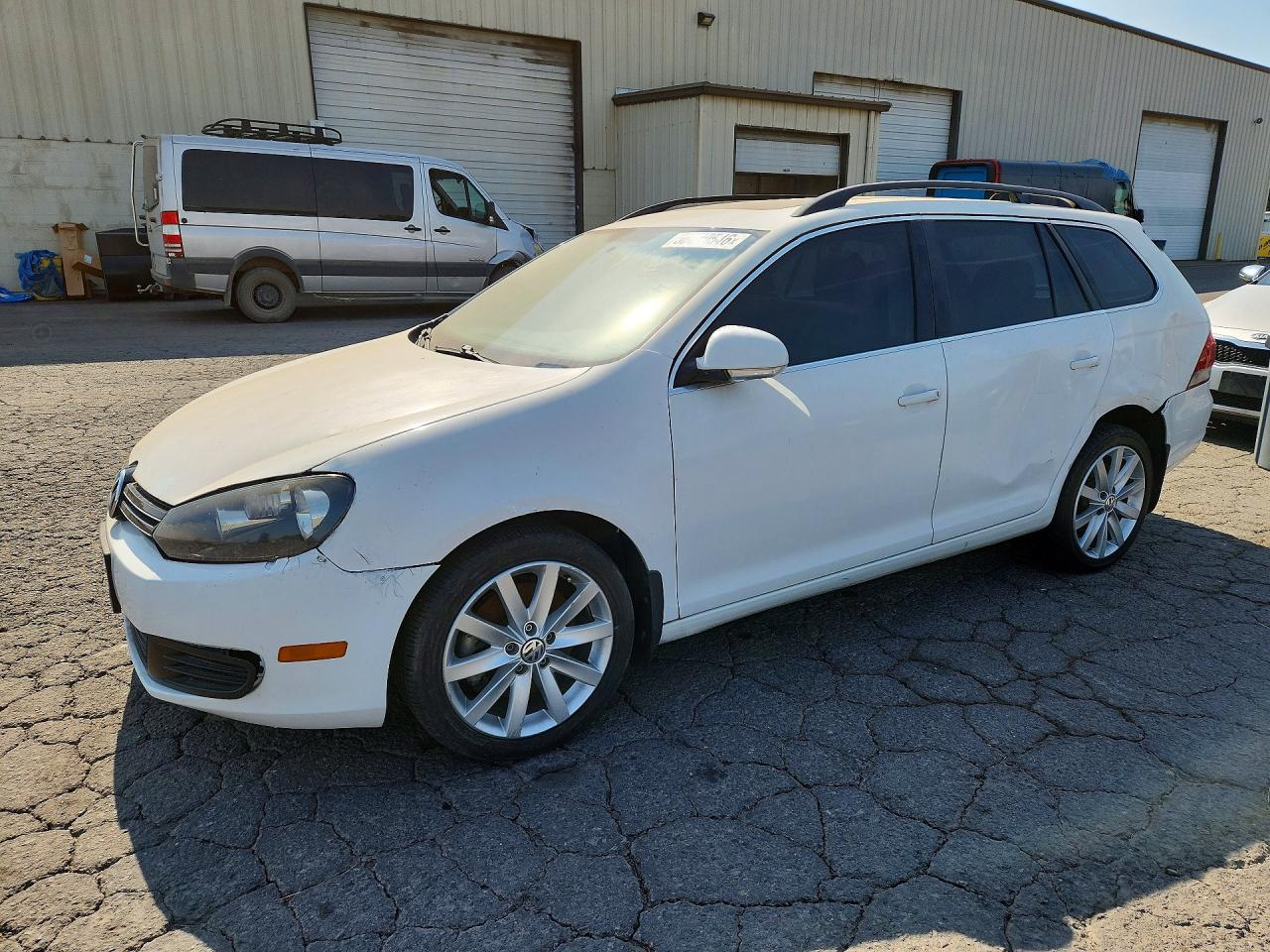 2012 Volkswagen Jetta Tdi White vin: 3VWPL7AJ7CM686140