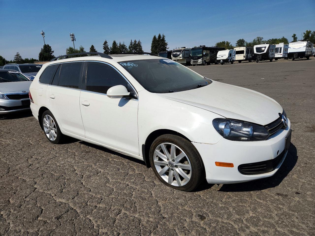 2012 Volkswagen Jetta Tdi White vin: 3VWPL7AJ7CM686140