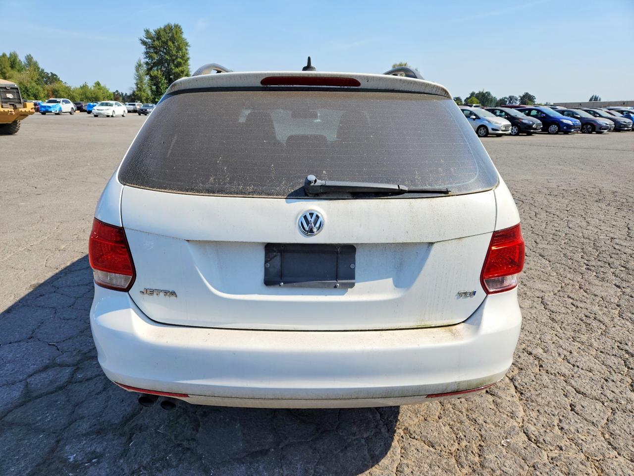 2012 Volkswagen Jetta Tdi White vin: 3VWPL7AJ7CM686140