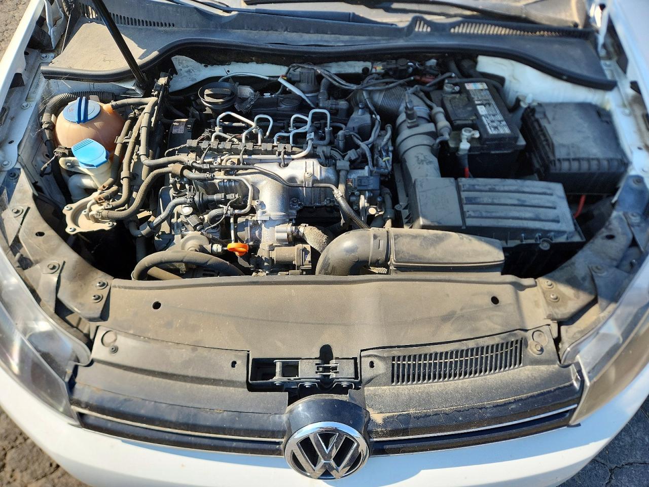 2012 Volkswagen Jetta Tdi White vin: 3VWPL7AJ7CM686140