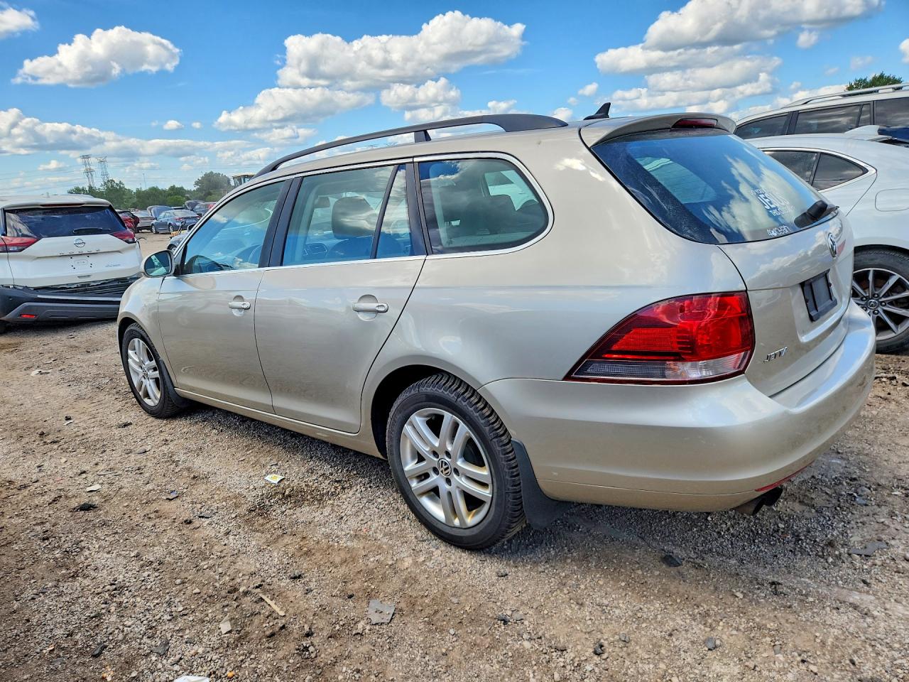2012 Volkswagen Jetta Tdi Cream vin: 3VWPL7AJ7CM692049