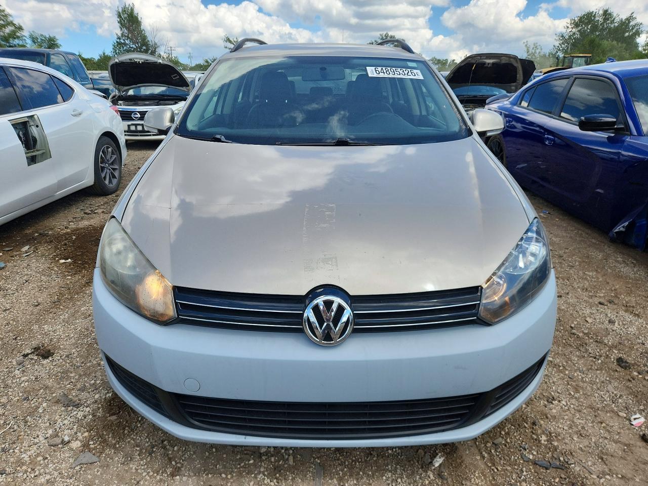 2012 Volkswagen Jetta Tdi Cream vin: 3VWPL7AJ7CM692049